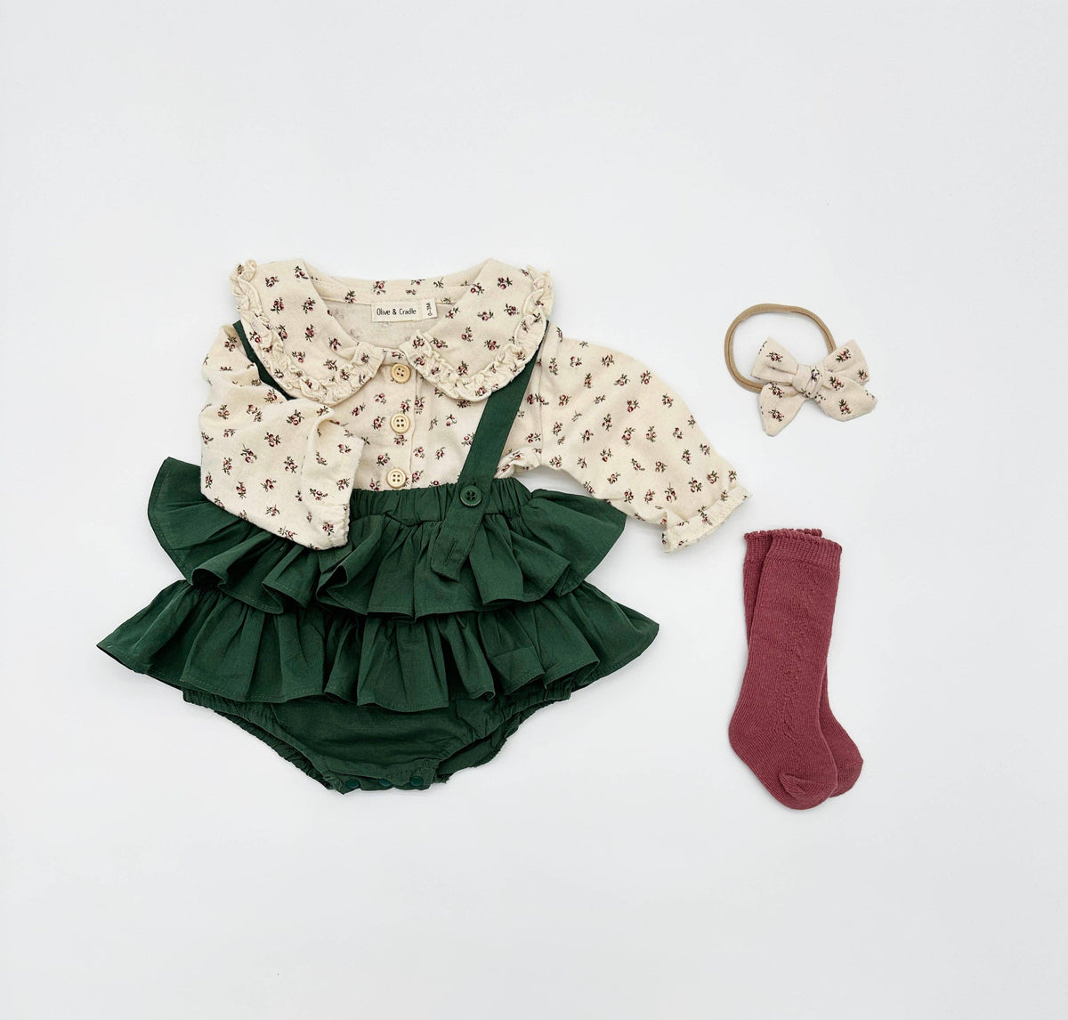 OLIVE & CRADLE - Peppermint Skirt 3pc