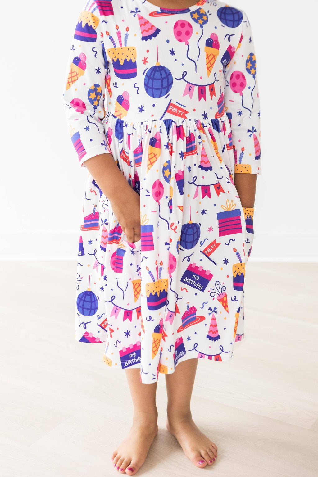 Mila & Rose - Happy Birthday Pocket Twirl Dress