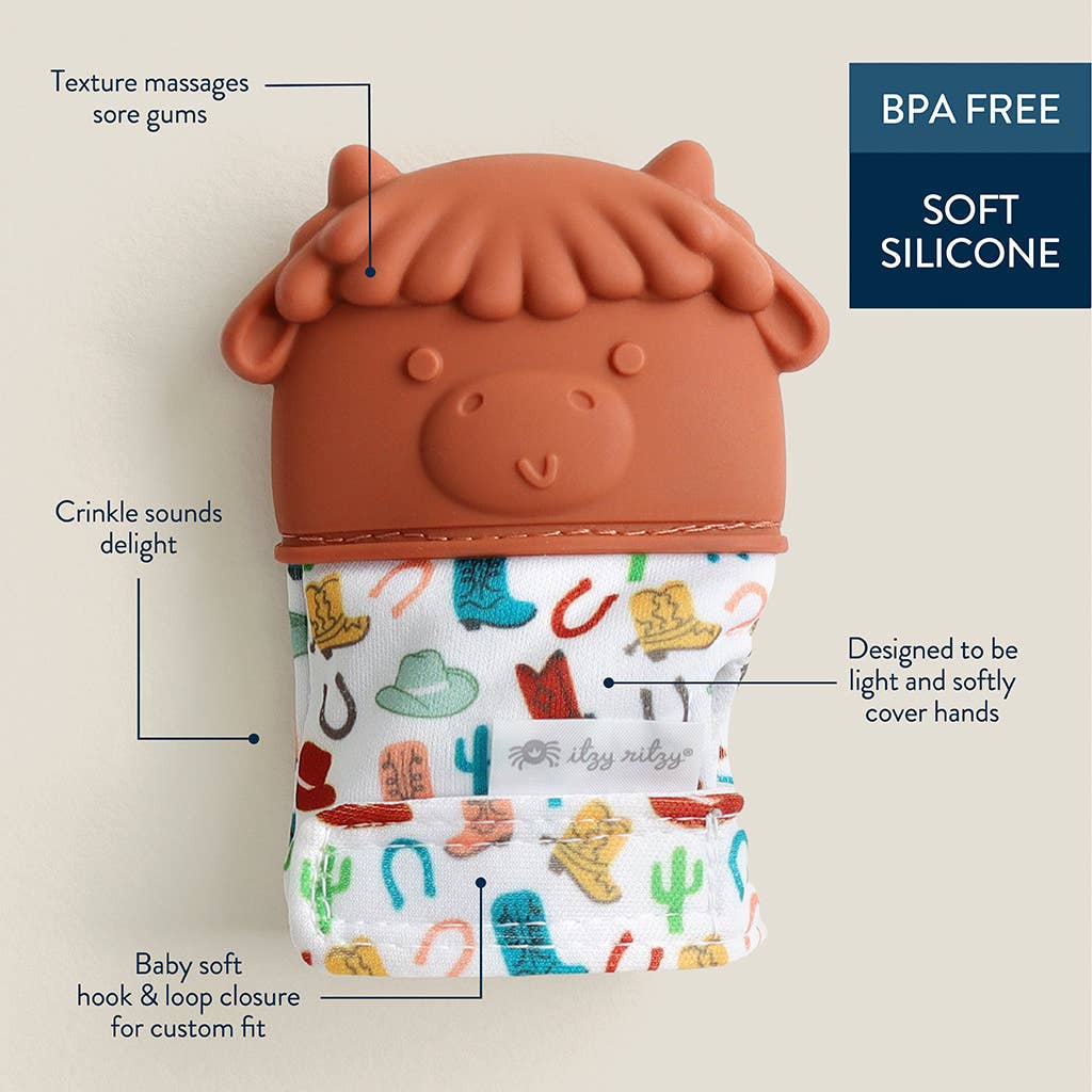 Itzy Ritzy - *NEW OPTIONS* Itzy Mitt™ Silicone Teething Mitts