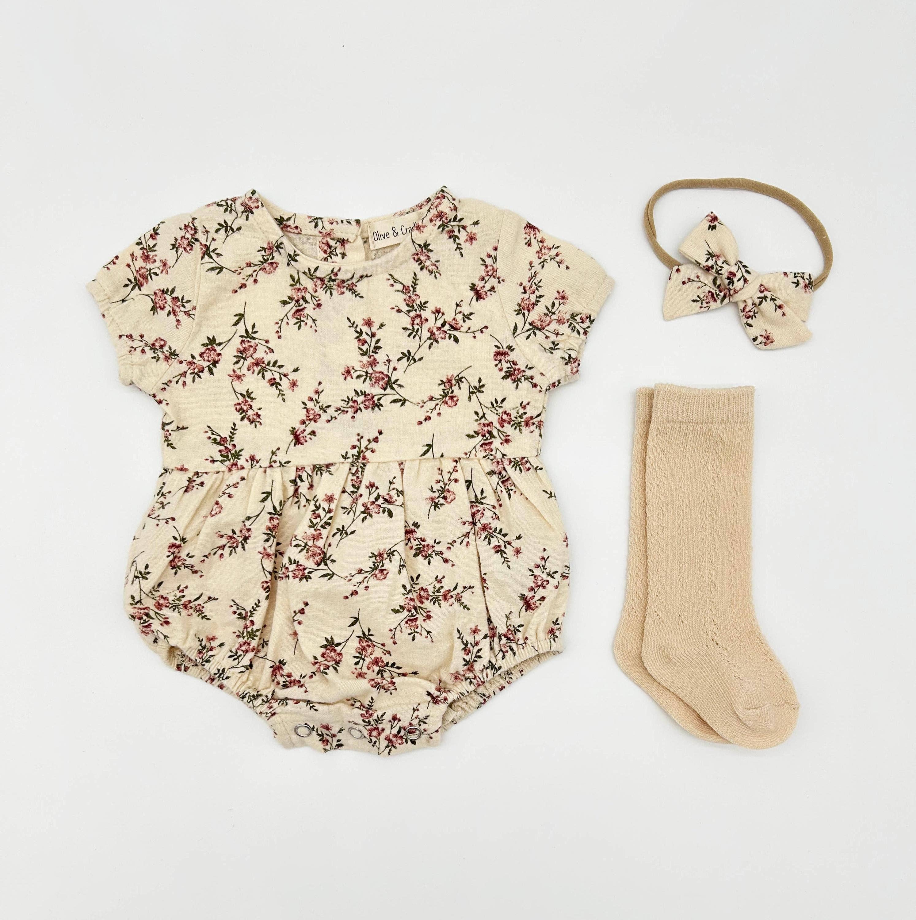 OLIVE & CRADLE - Anessa Romper Set