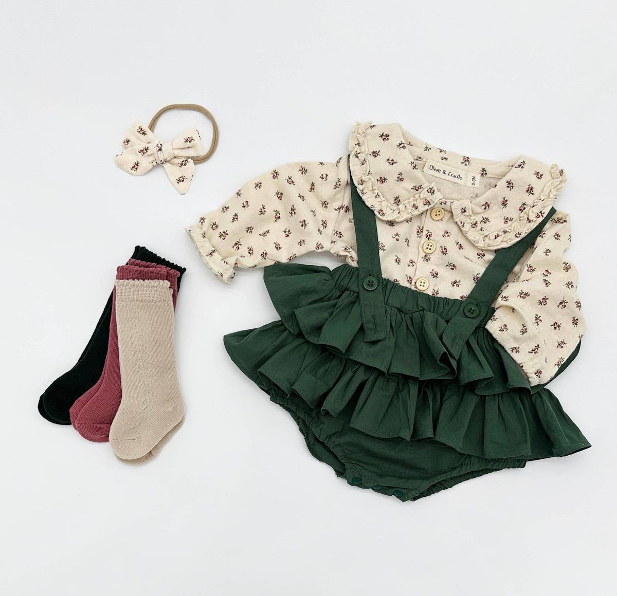 OLIVE & CRADLE - Peppermint Skirt 3pc