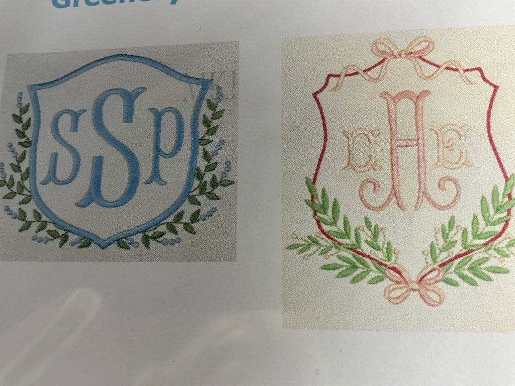 Single monogram 2 inches, many fonts in house