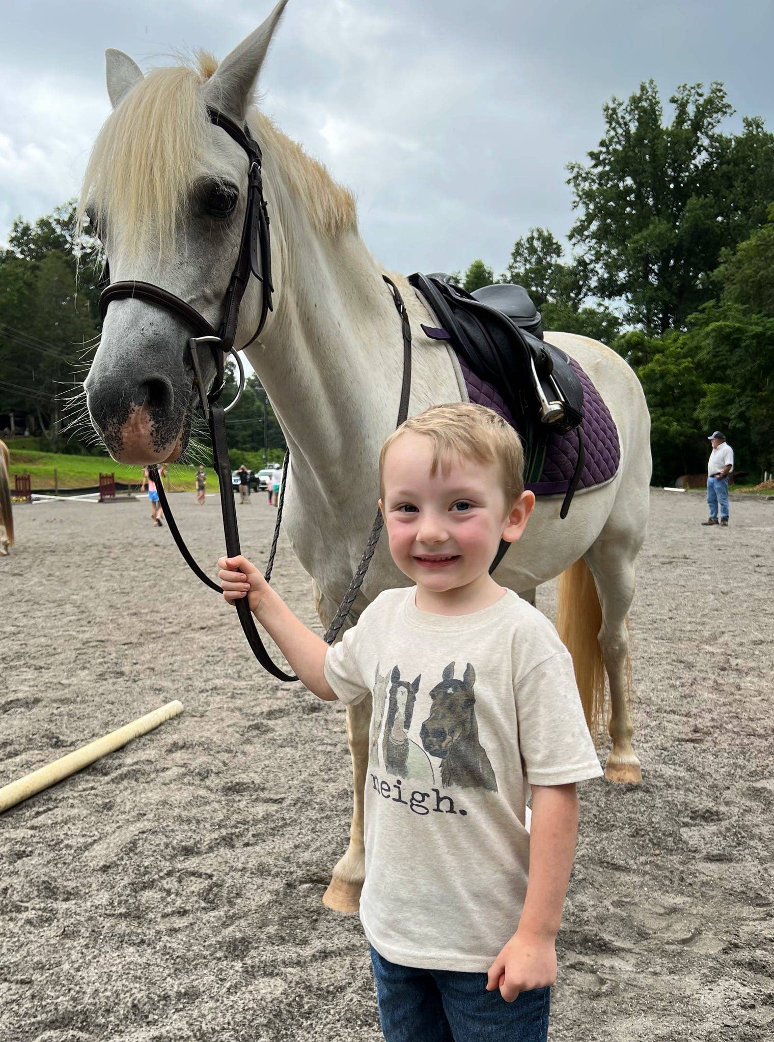 Barefoot Baby - "Neigh" Horse Farm Kids Country Western Kid Summer Clothing