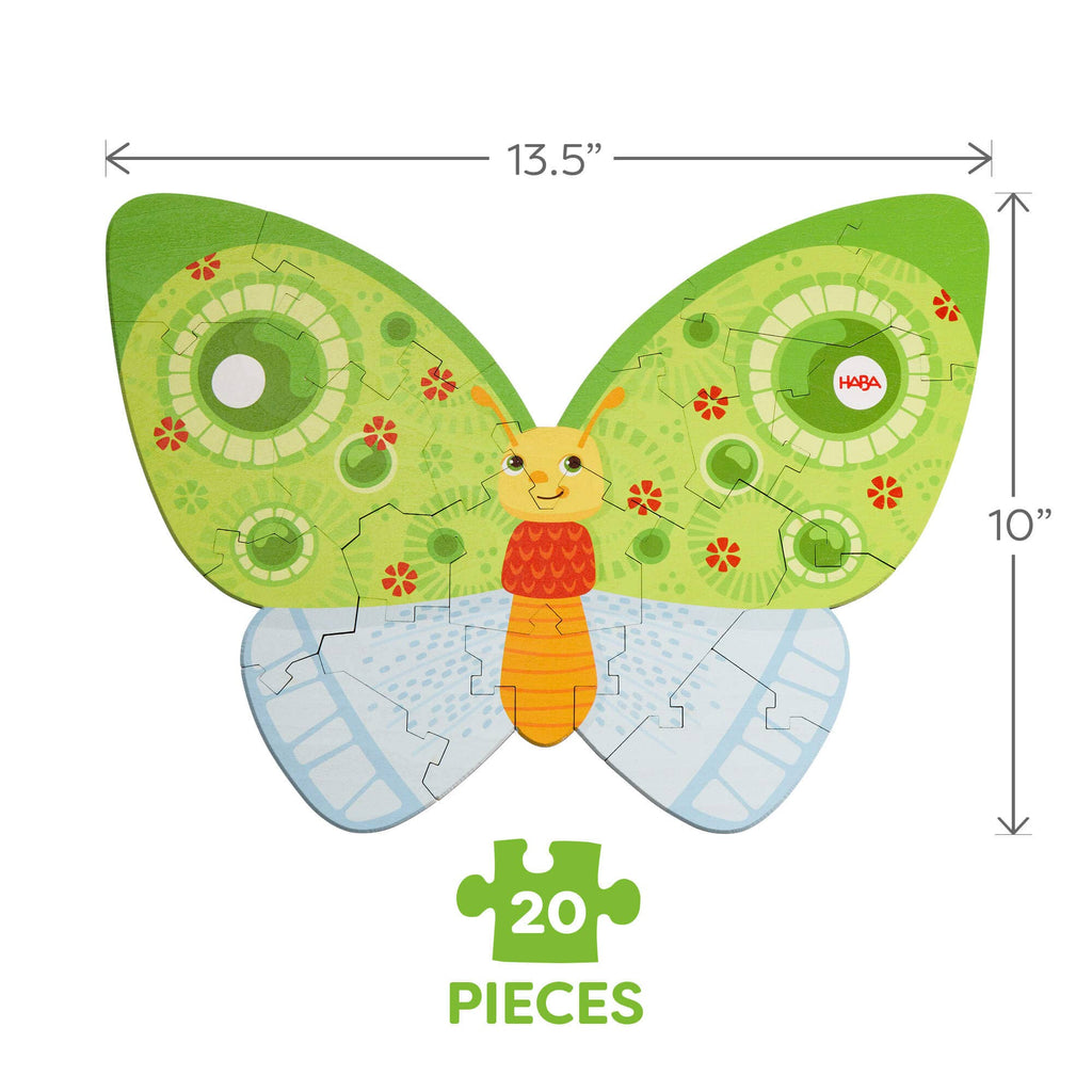 HABA USA - Butterfly 2-in-1 Wooden Puzzle