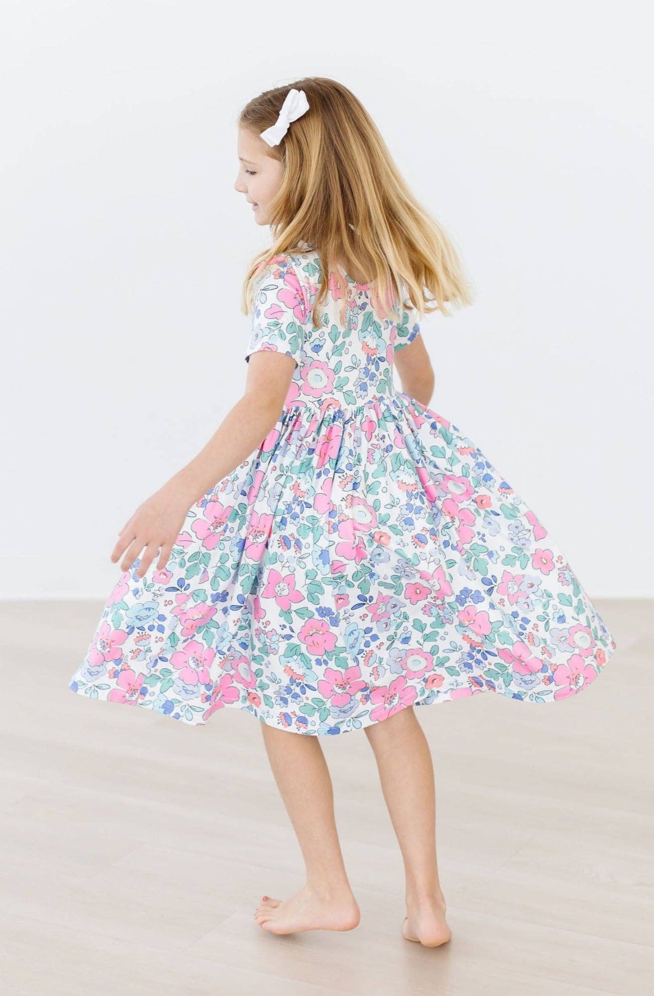 Mila & Rose - Hydrangea S/S Pocket Twirl Dress