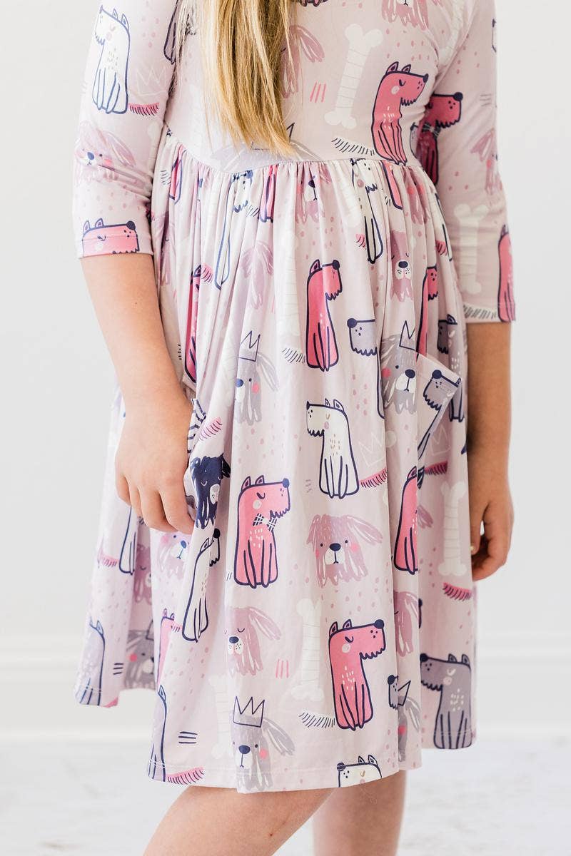 Mila & Rose - Puppy Party Pocket Twirl Dress