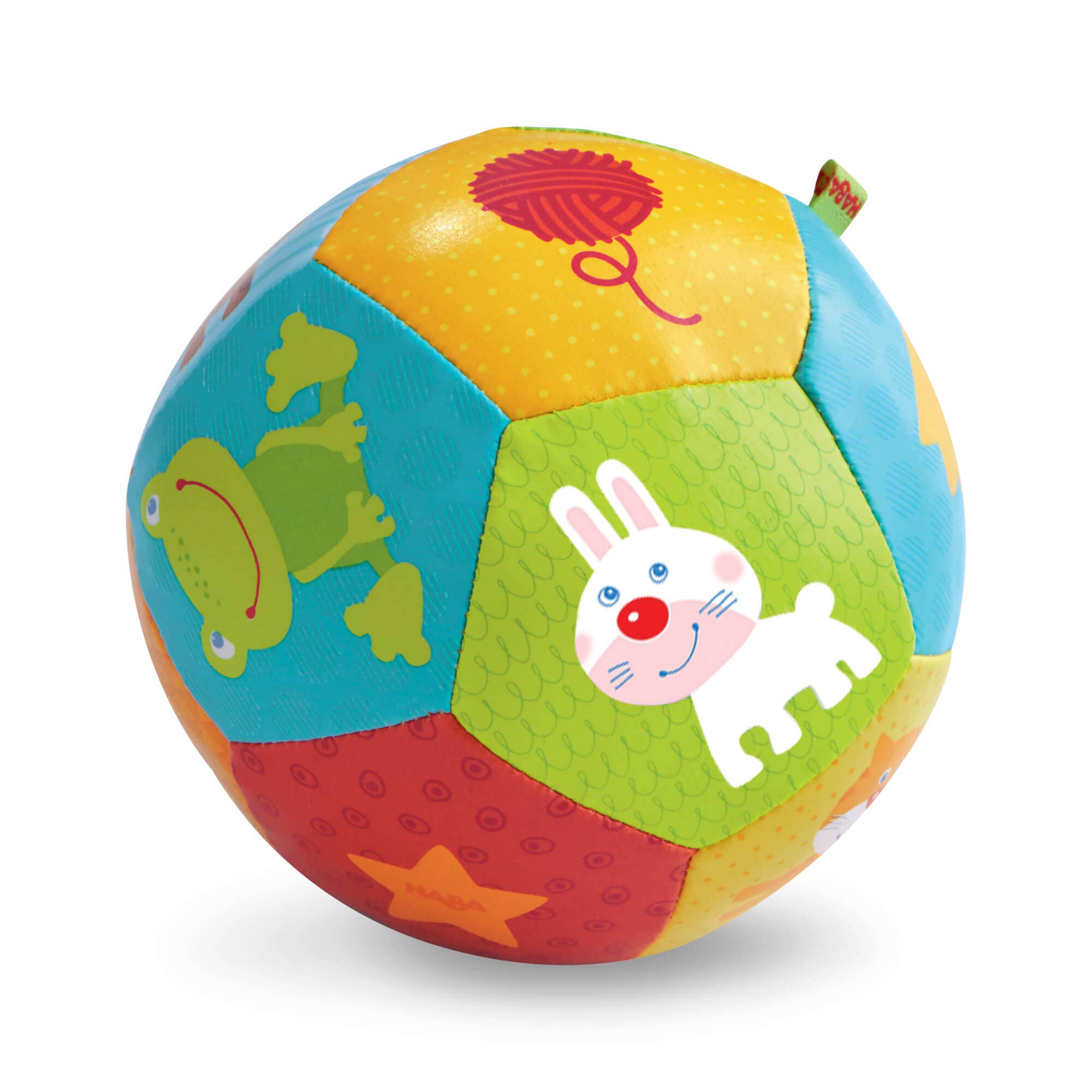 HABA USA - Animal Friends, 4 1/2" Soft Baby Ball