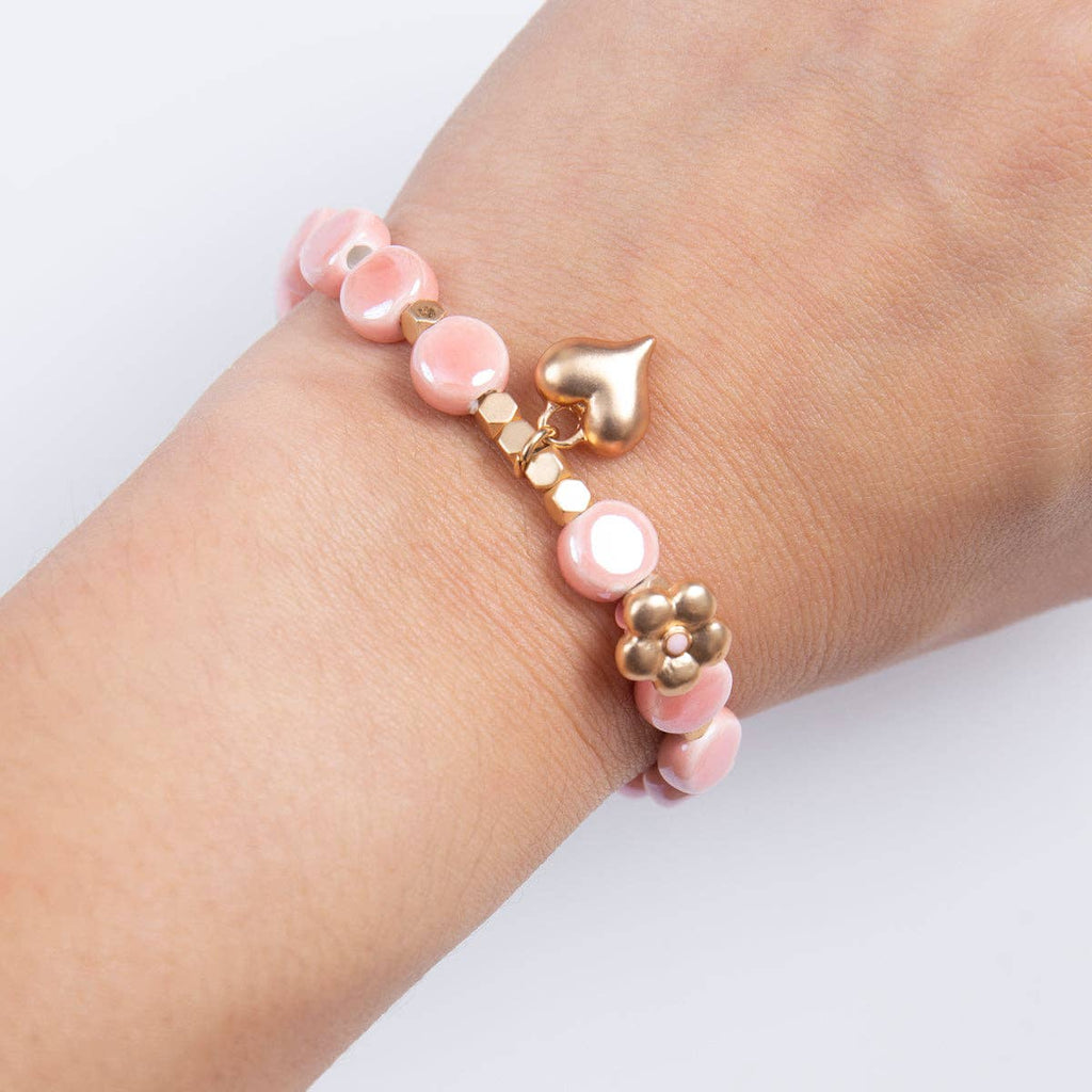 Loven x Mini Momo - Mommy and Me Matching Bracelets - Stretch Charm Bracelet