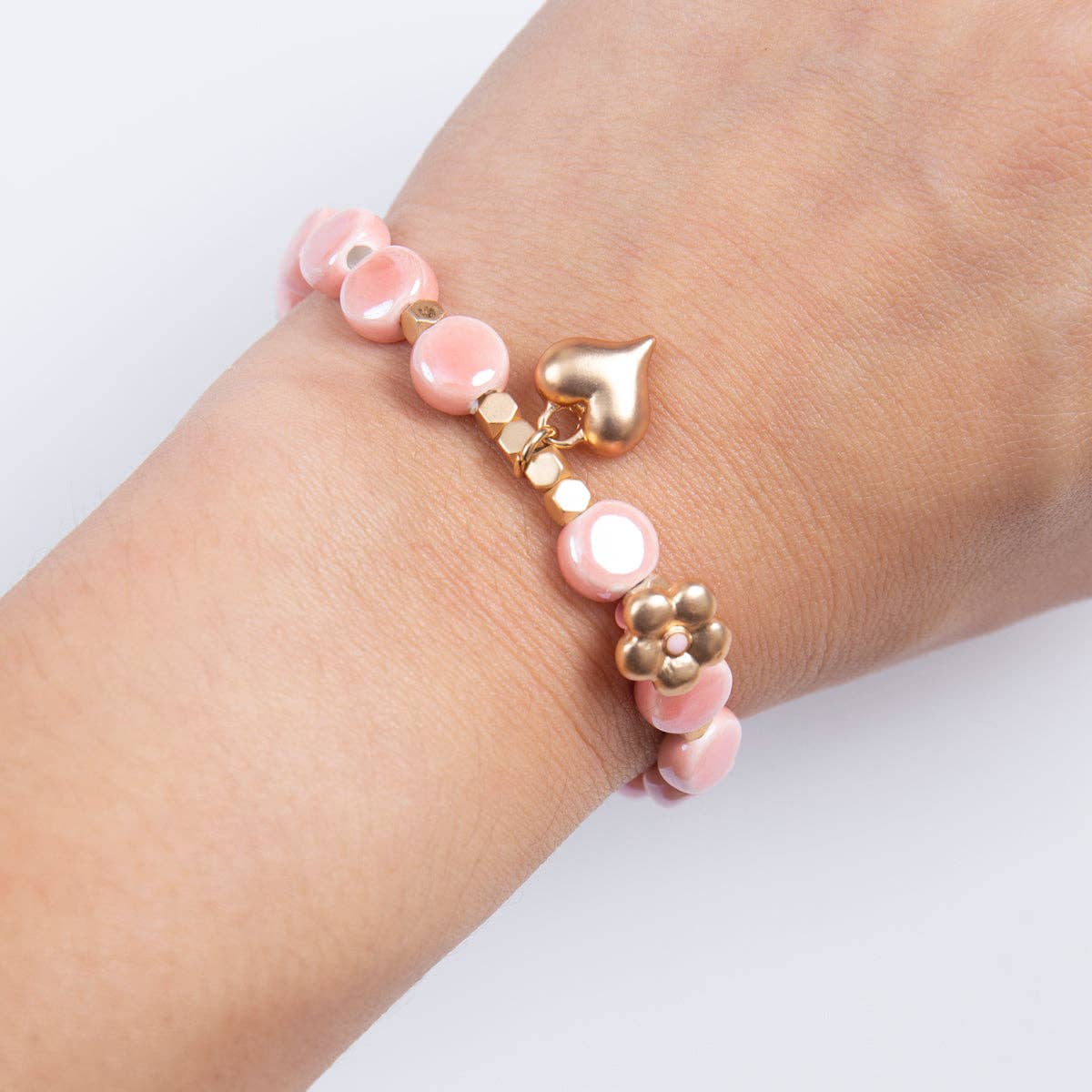 Loven x Mini Momo - Mommy and Me Matching Bracelets - Stretch Charm Bracelet