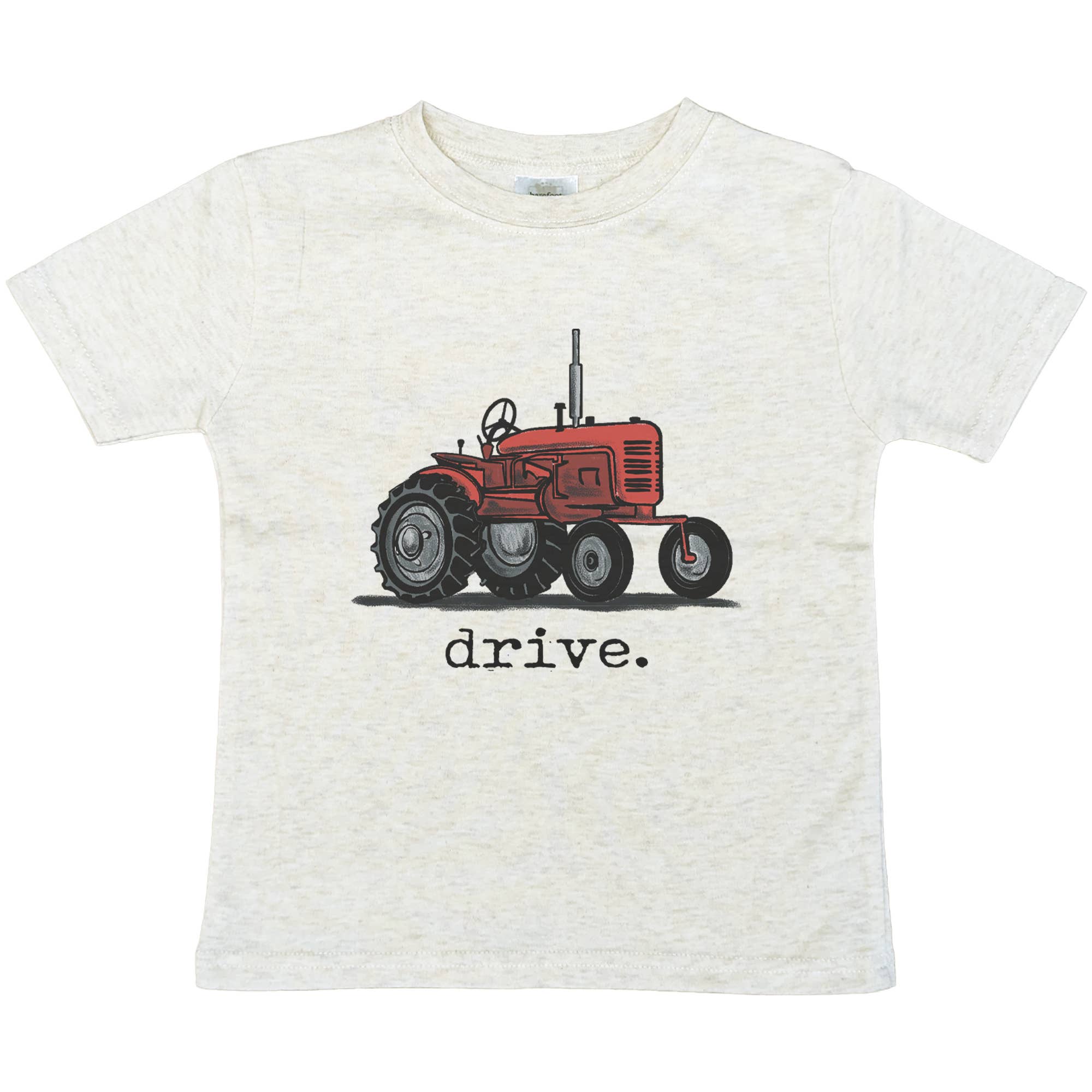 Barefoot Baby - "Drive" Red Tractor Farm Boys Summer Western Apparel Kids