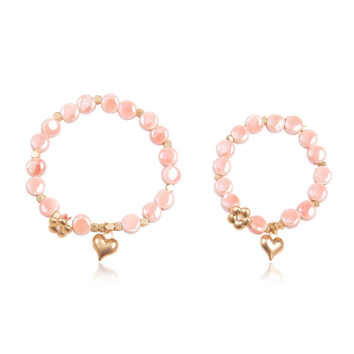 Loven x Mini Momo - Mommy and Me Matching Bracelets - Stretch Charm Bracelet