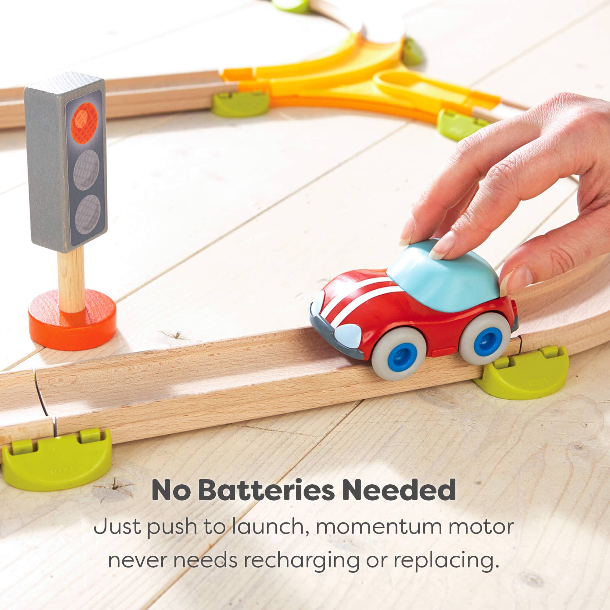 HABA USA - HABA Cars Red Speedster with Momentum Motor