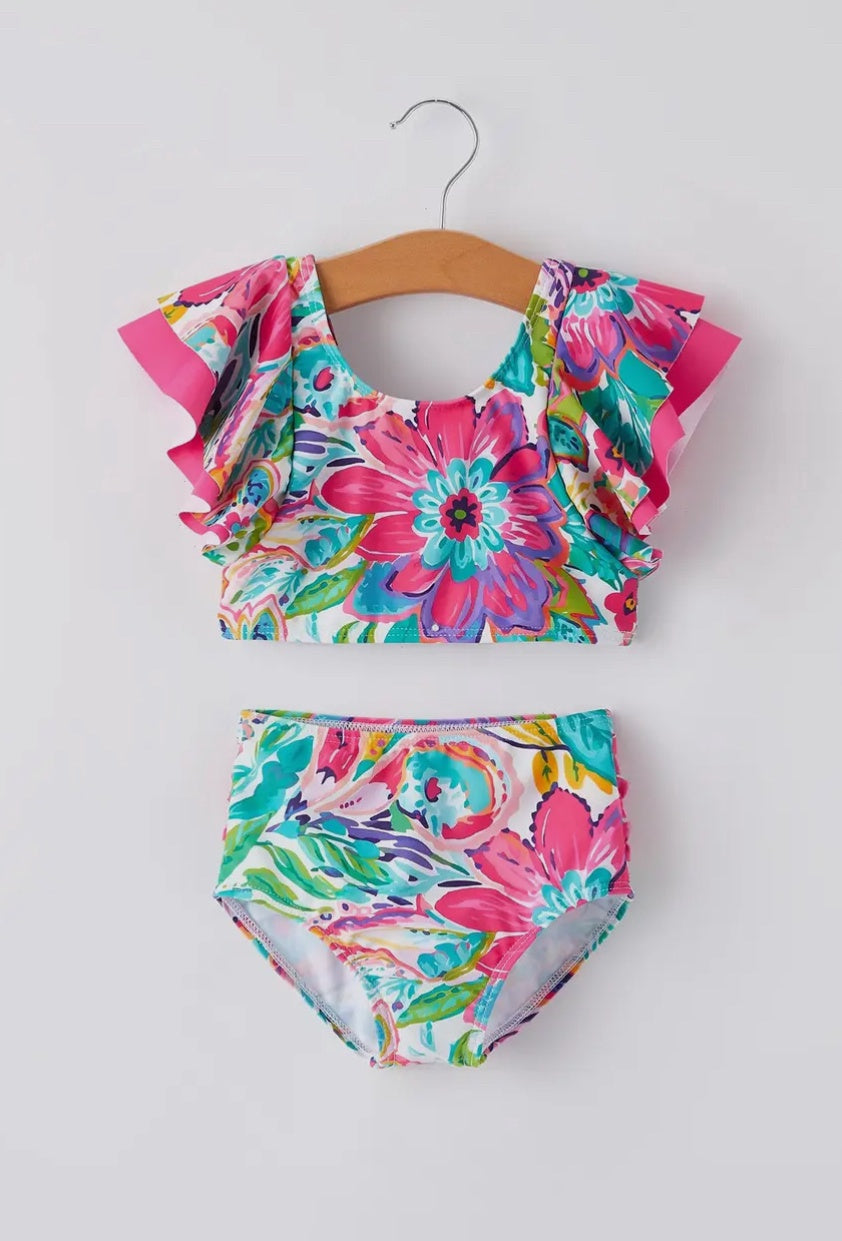 Rylee Faith Colorful 2 Pc Swimsuit