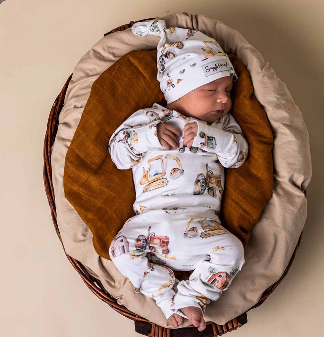 Snuggle Hunny Diggers Andtractorsgrowsuit