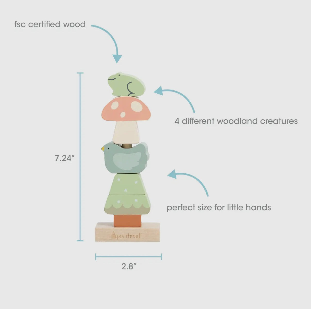 Woodland Animals Stacking Toy