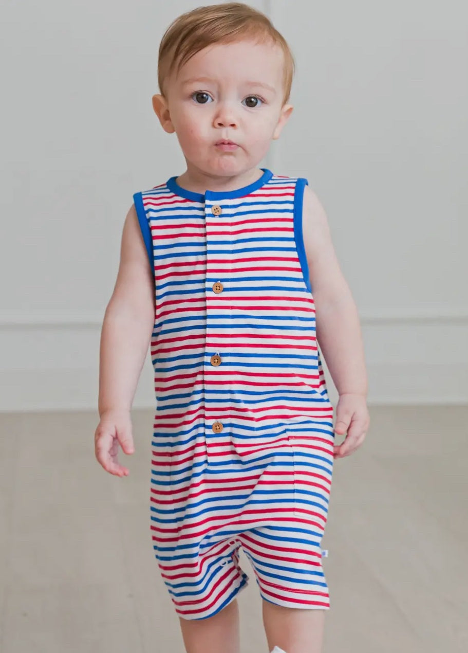 Rwb Boys Knit Romper