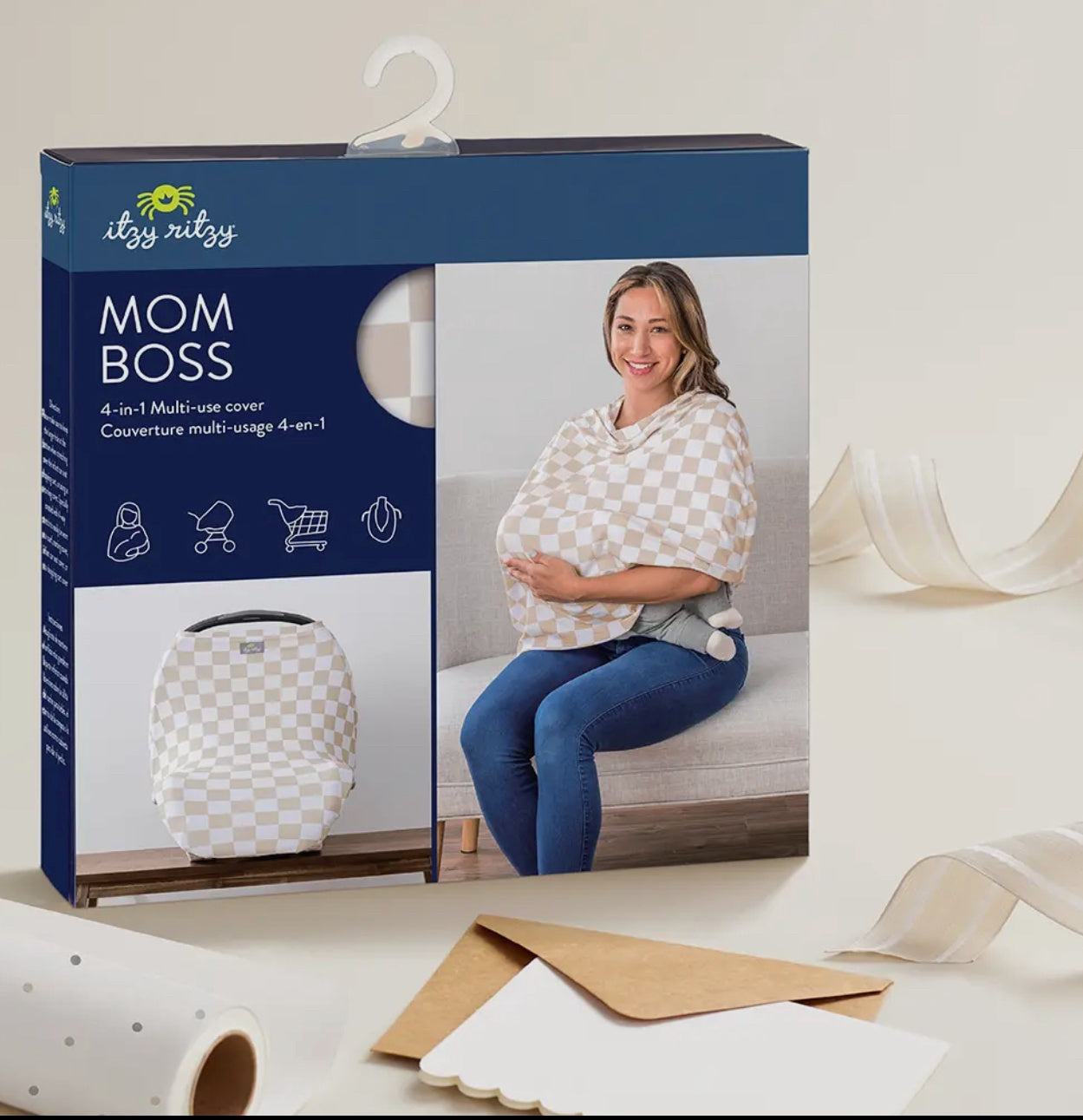 Mom Boss Checker Cover