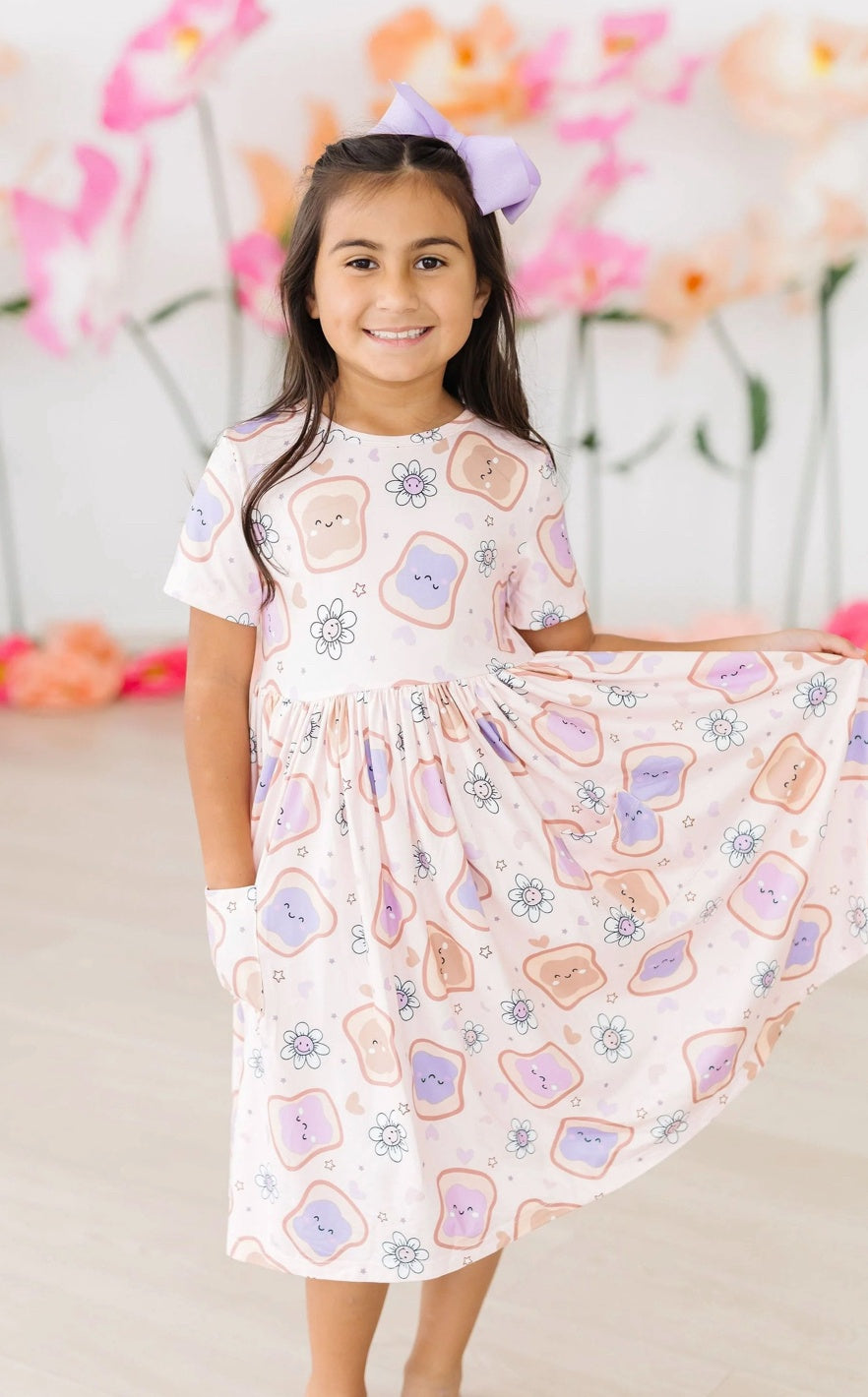 Peanut Butter Jelly Twirl Dress