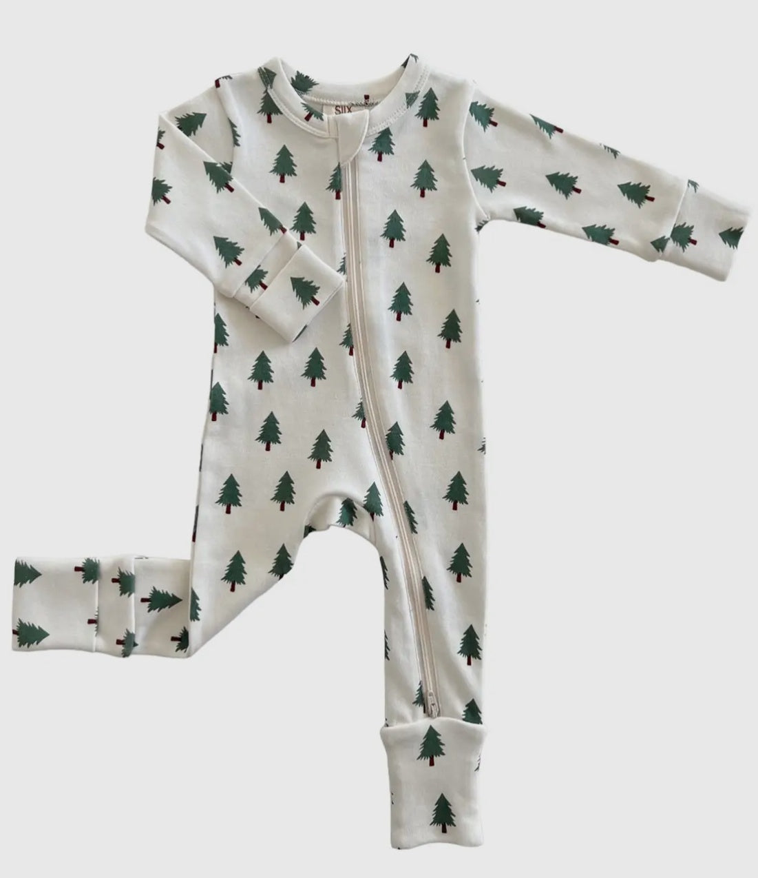 Trees Organic Zip Romper
