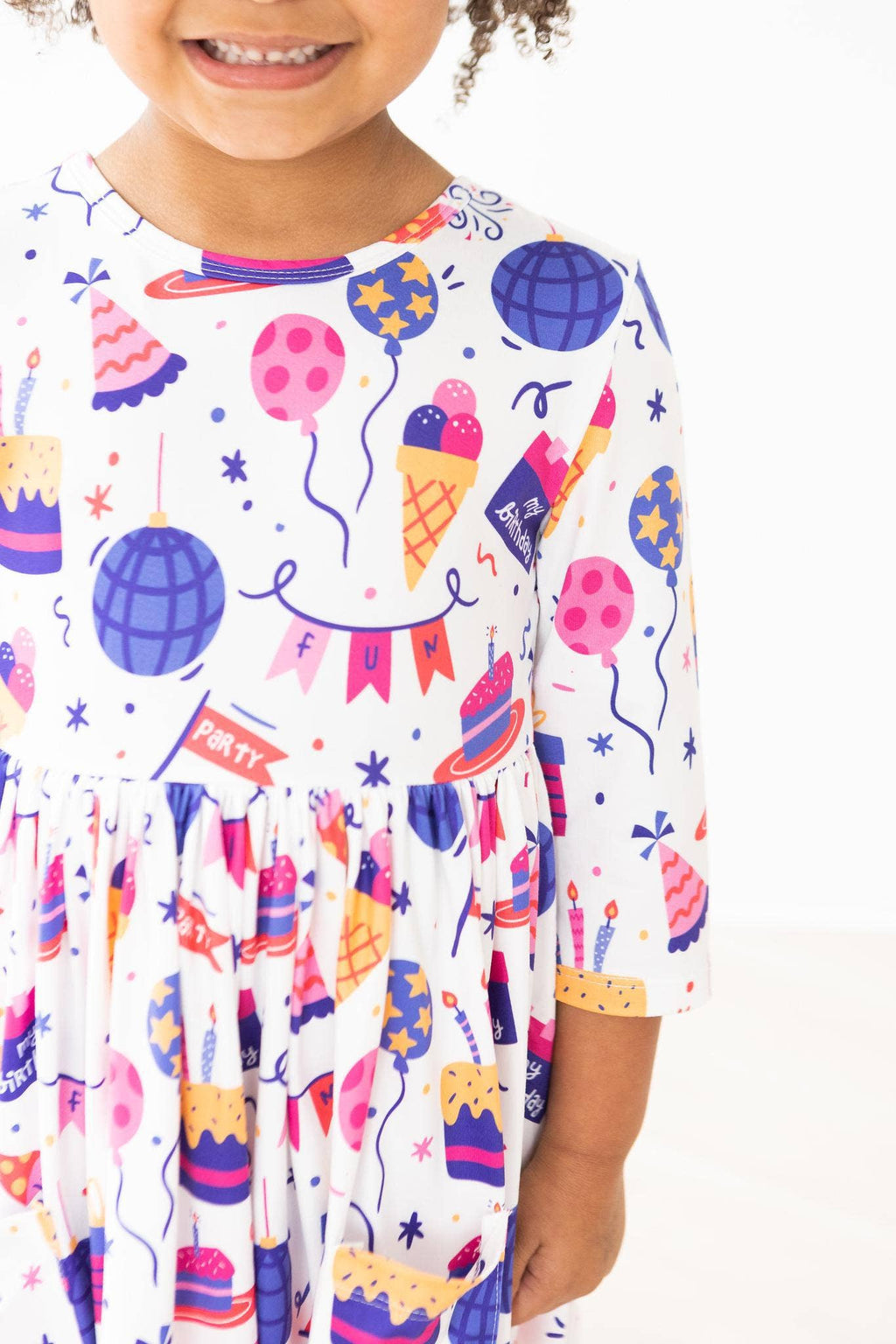 Mila & Rose - Happy Birthday Pocket Twirl Dress