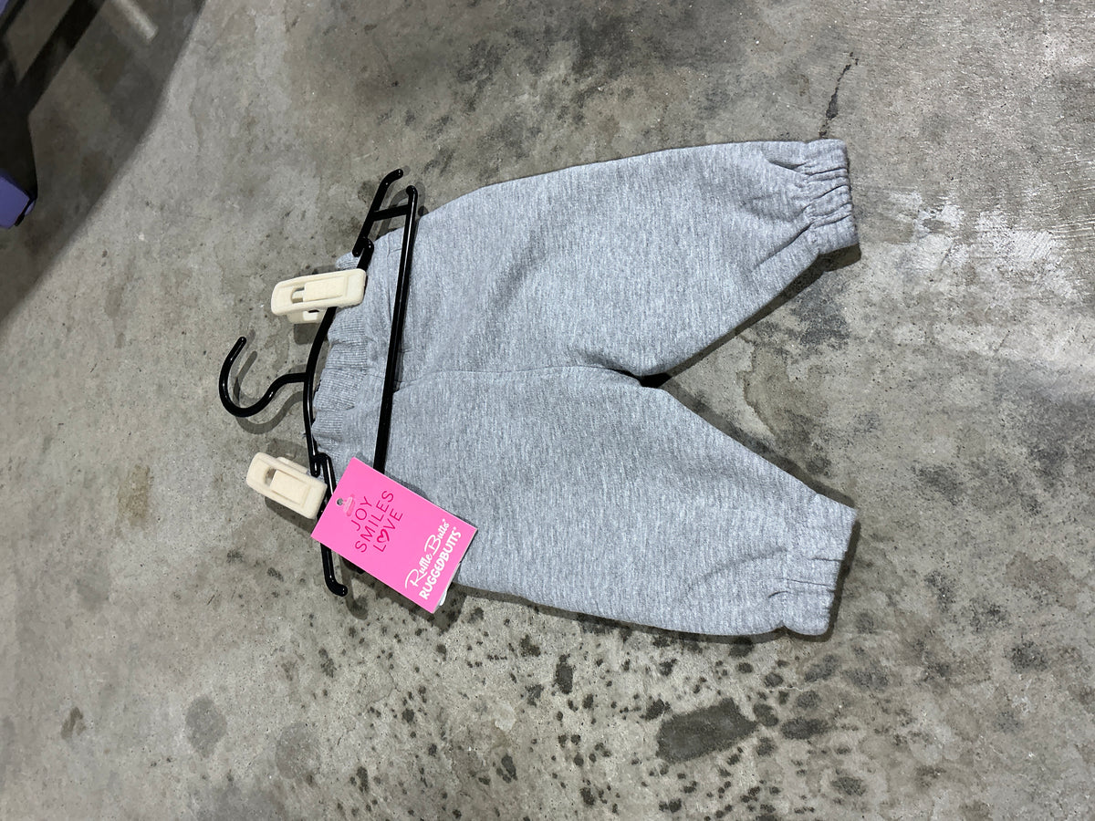 Rugged Butts heather gray knit joggers
