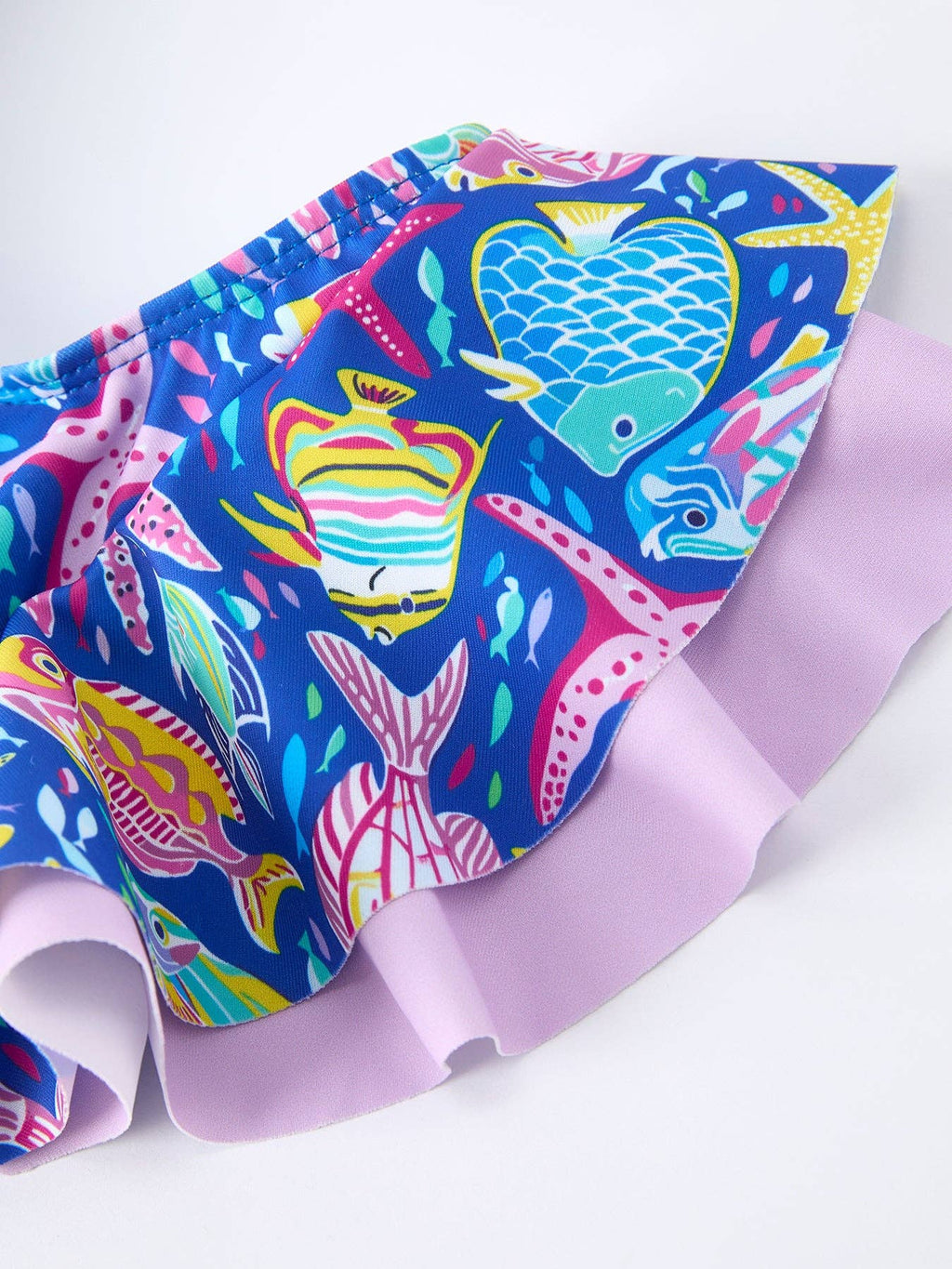 Rylee Faith Designs - Ocean Fish Print Girls Two Piece Swimsuit