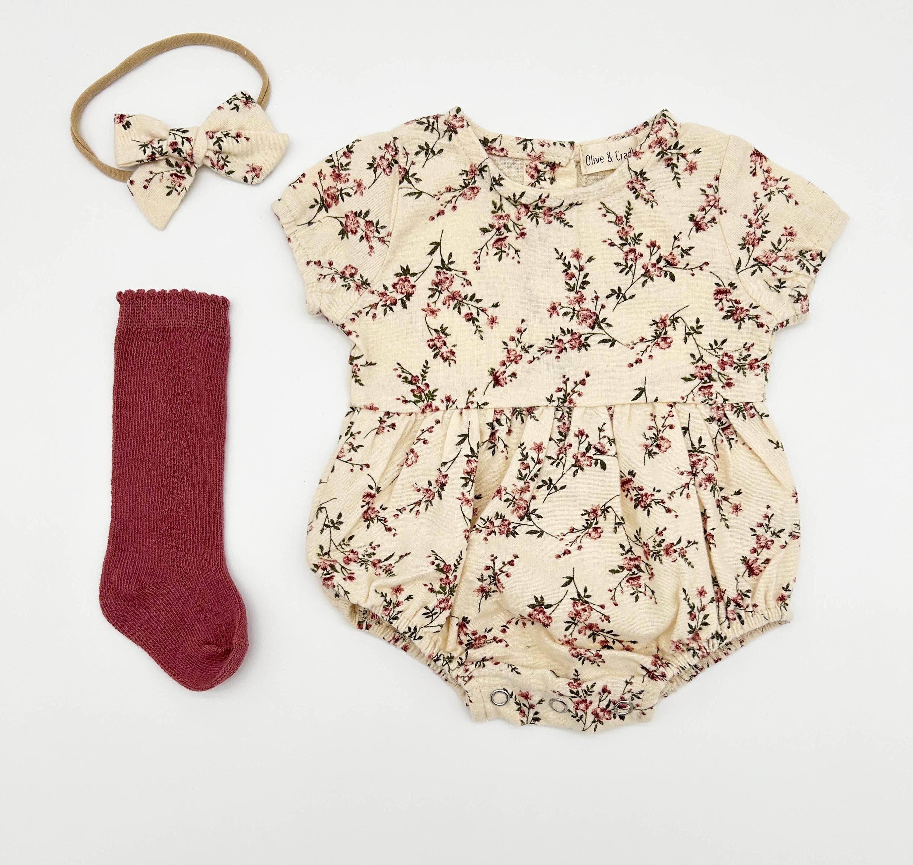 OLIVE & CRADLE - Anessa Romper Set