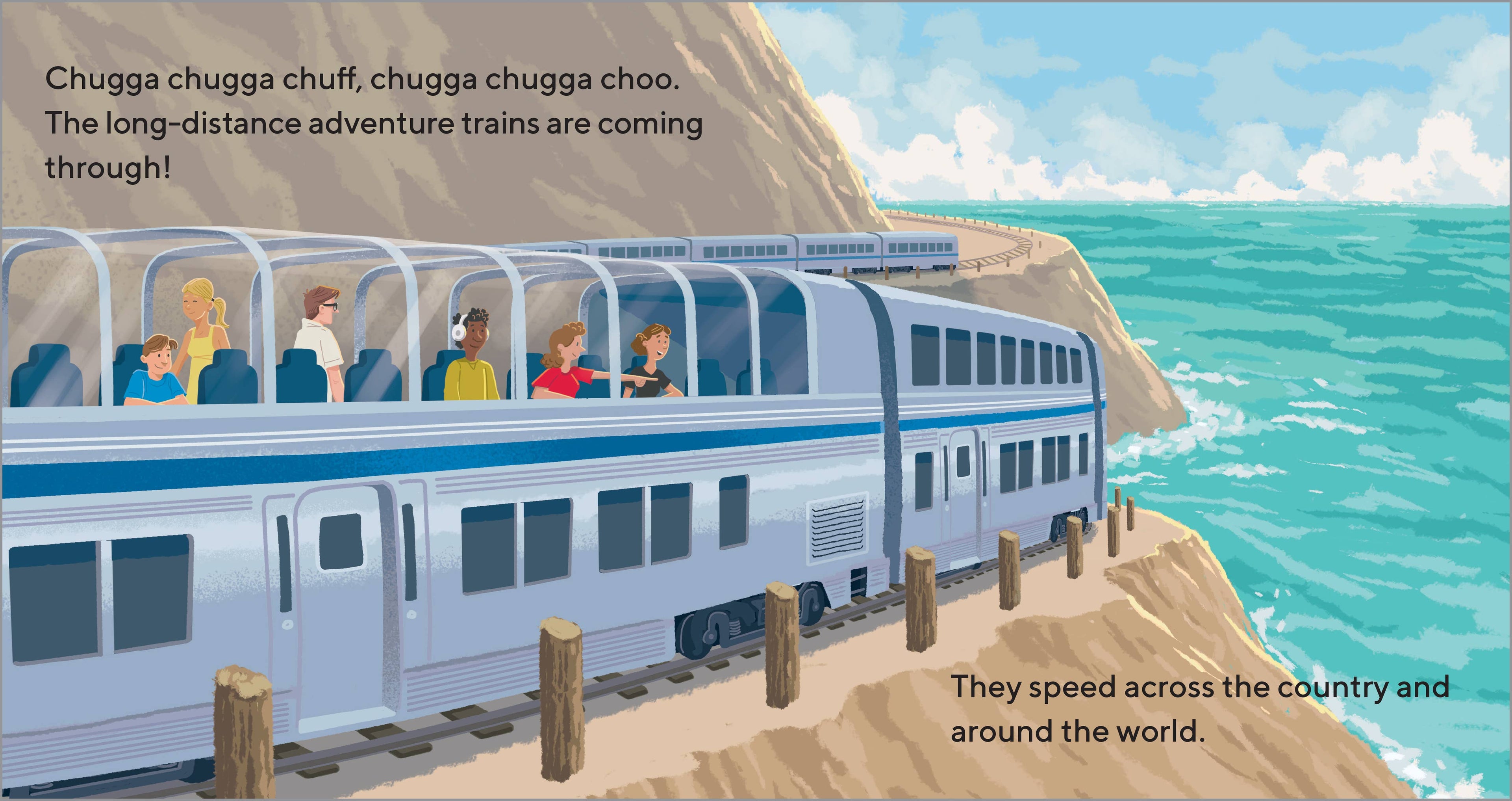 Sourcebooks - Trains Coming Through!