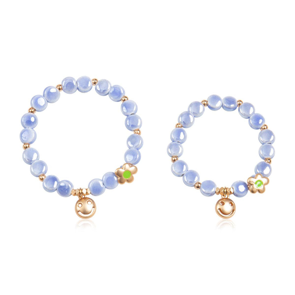 Loven x Mini Momo - Mommy and Me Matching Bracelets - Stretch Charm Bracelet