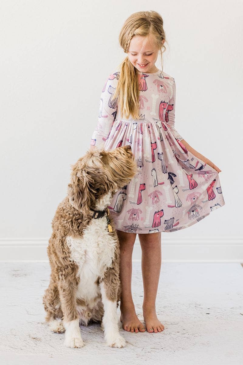 Mila & Rose - Puppy Party Pocket Twirl Dress