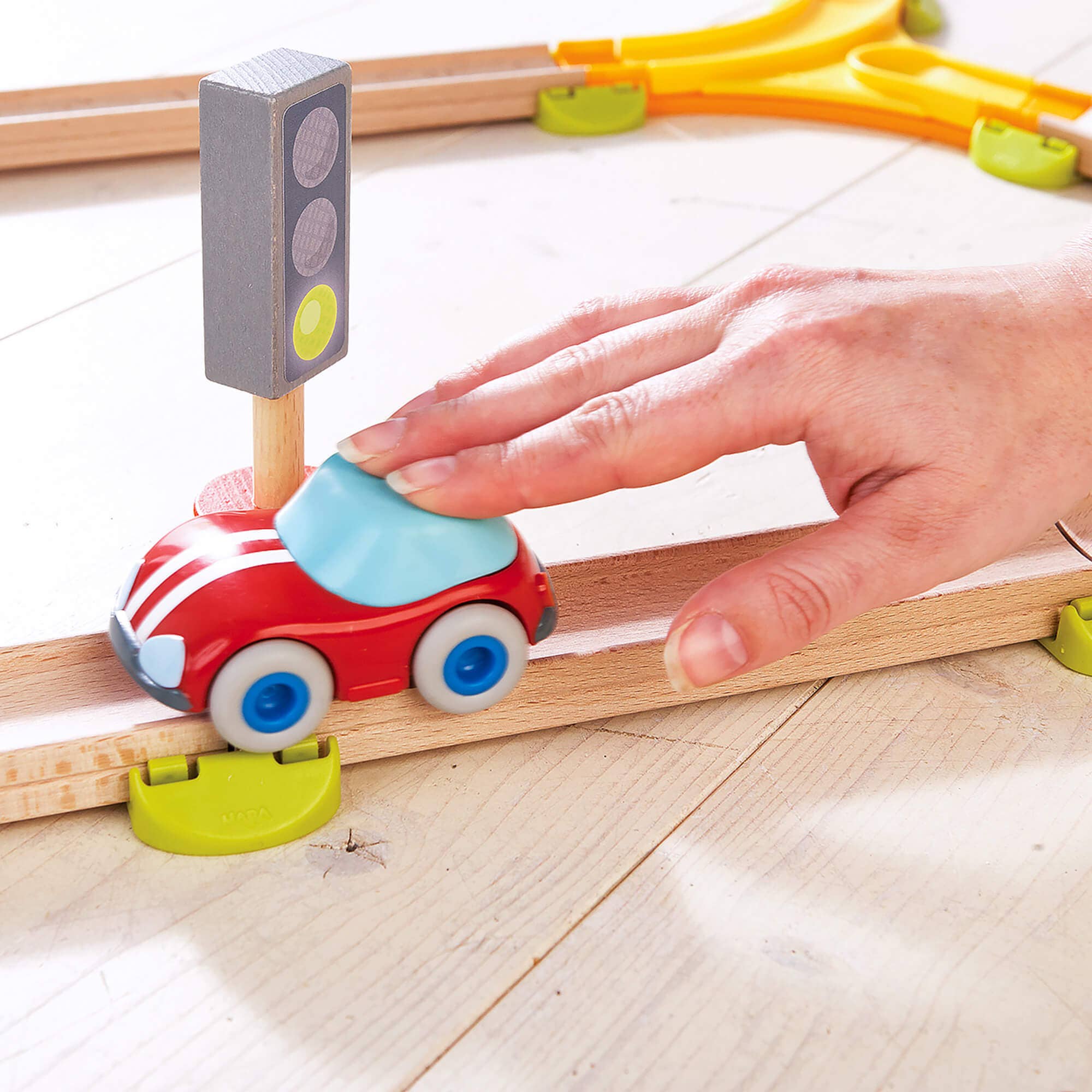 HABA USA - HABA Cars Red Speedster with Momentum Motor