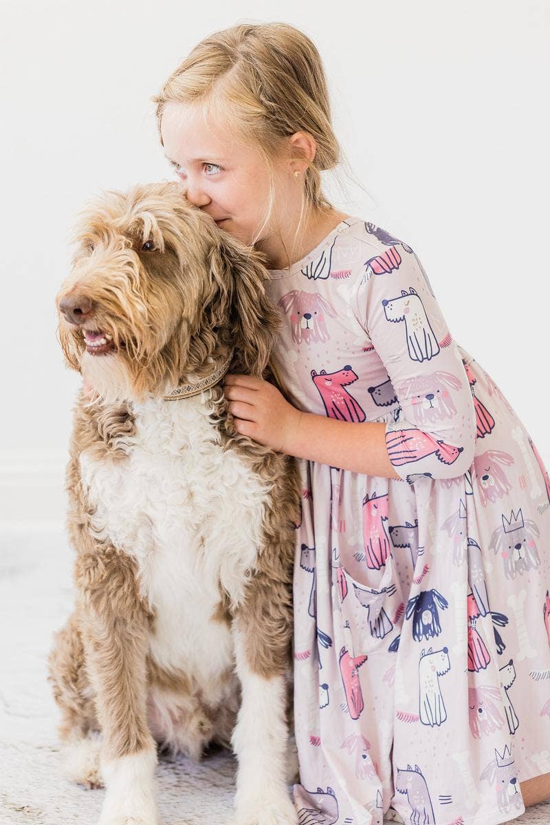 Mila & Rose - Puppy Party Pocket Twirl Dress