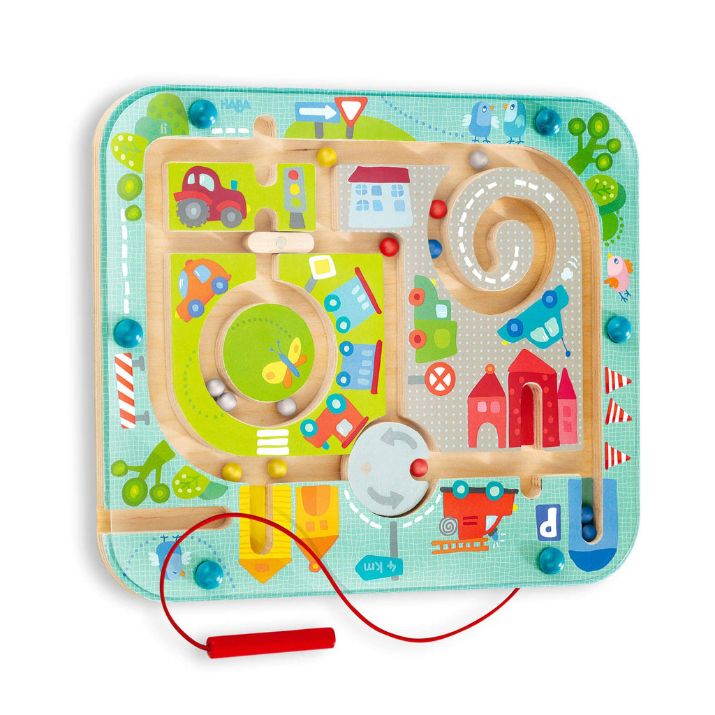 HABA USA - Town Maze Magnetic Puzzle Game