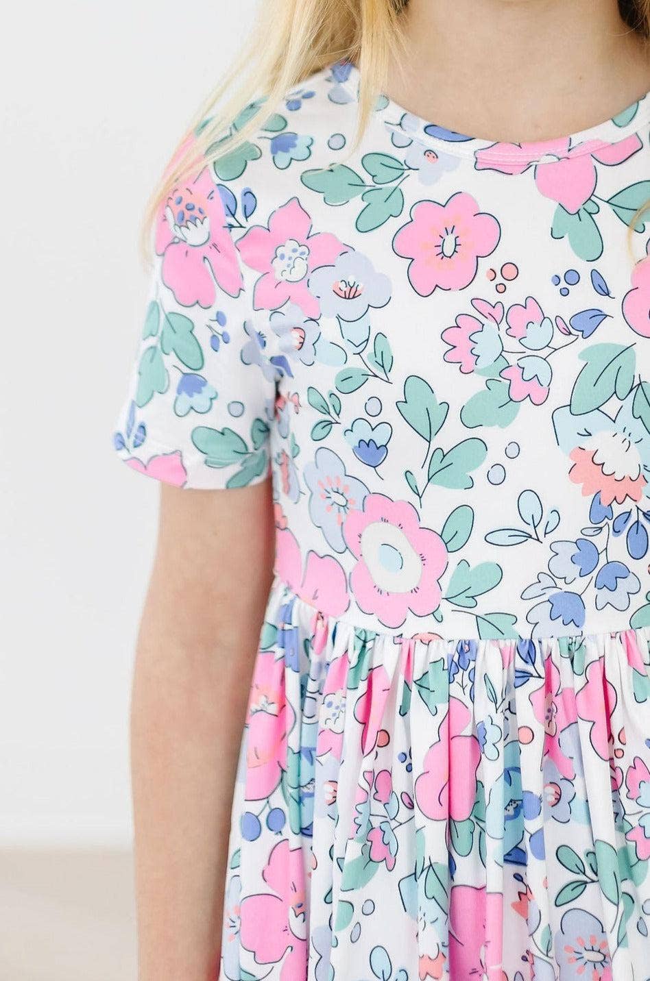 Mila & Rose - Hydrangea S/S Pocket Twirl Dress