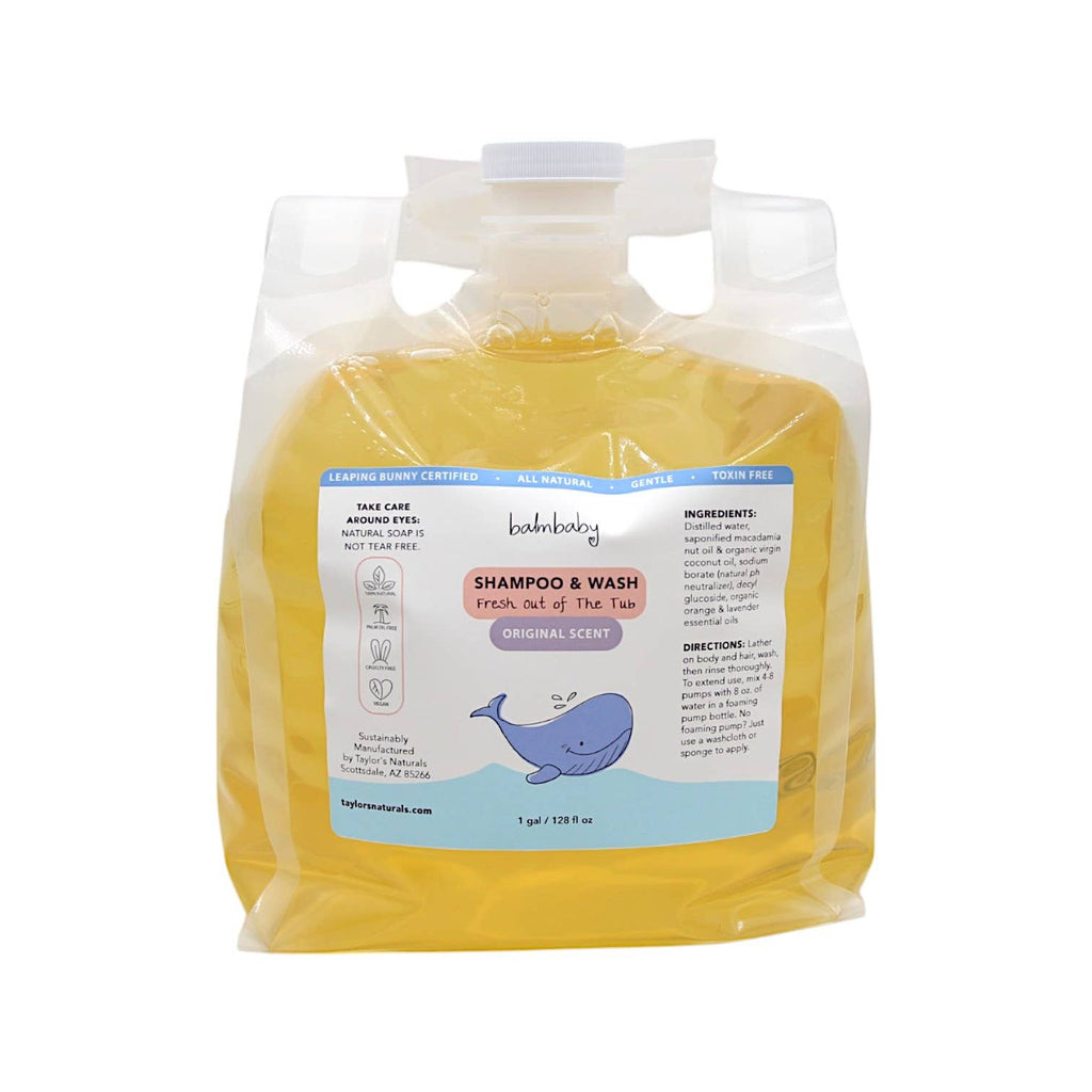 Taylor's Naturals - Natural Baby Wash & Shampoo - BULK / Refills & Closed Loop