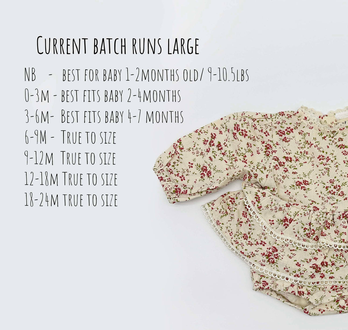 OLIVE & CRADLE - Bella Floral Romper