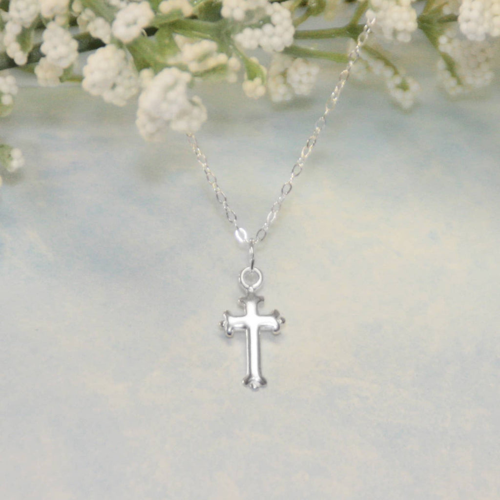 Collectables Am- Sterl Silver Cross Necklace STG-281