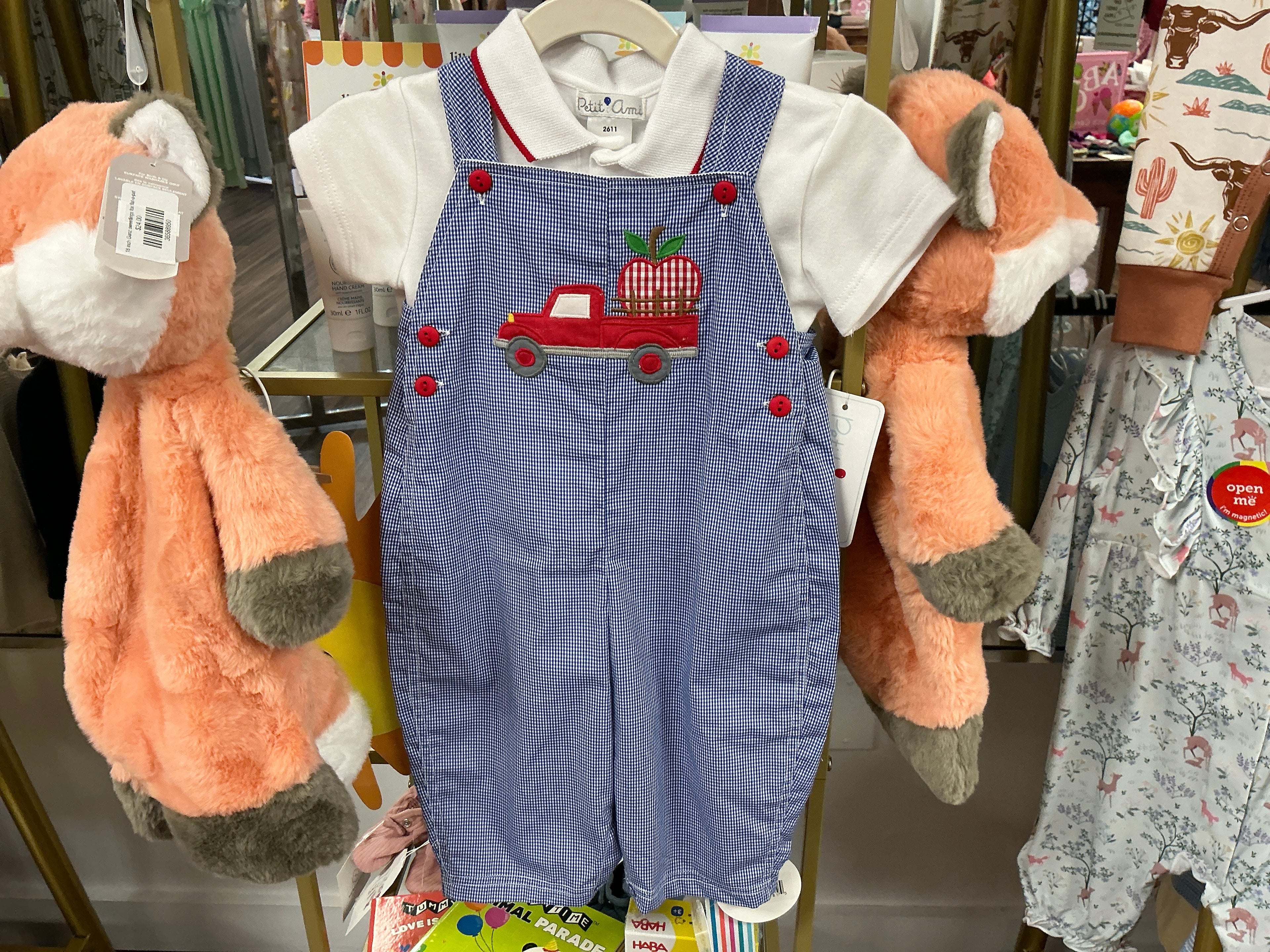 Boys apple overall