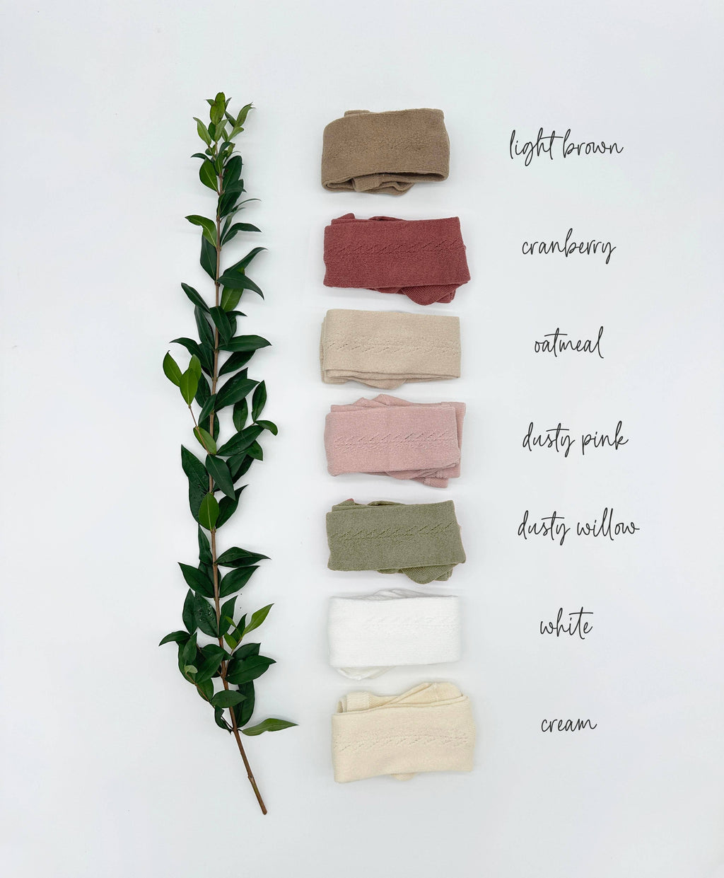 OLIVE & CRADLE - French Lace Cotton Tights