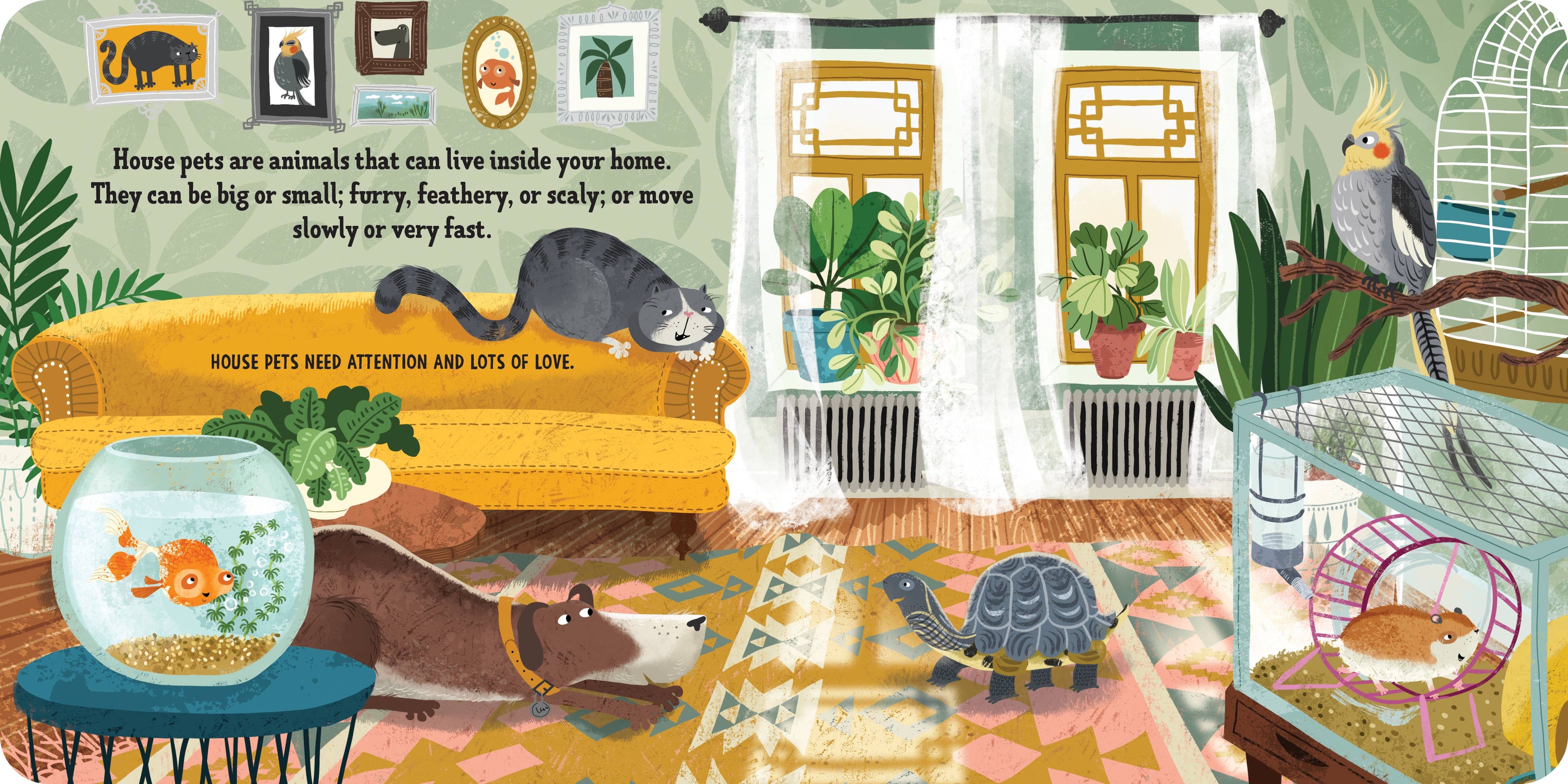 Sourcebooks - My First Book of House Pets (Boardbook)