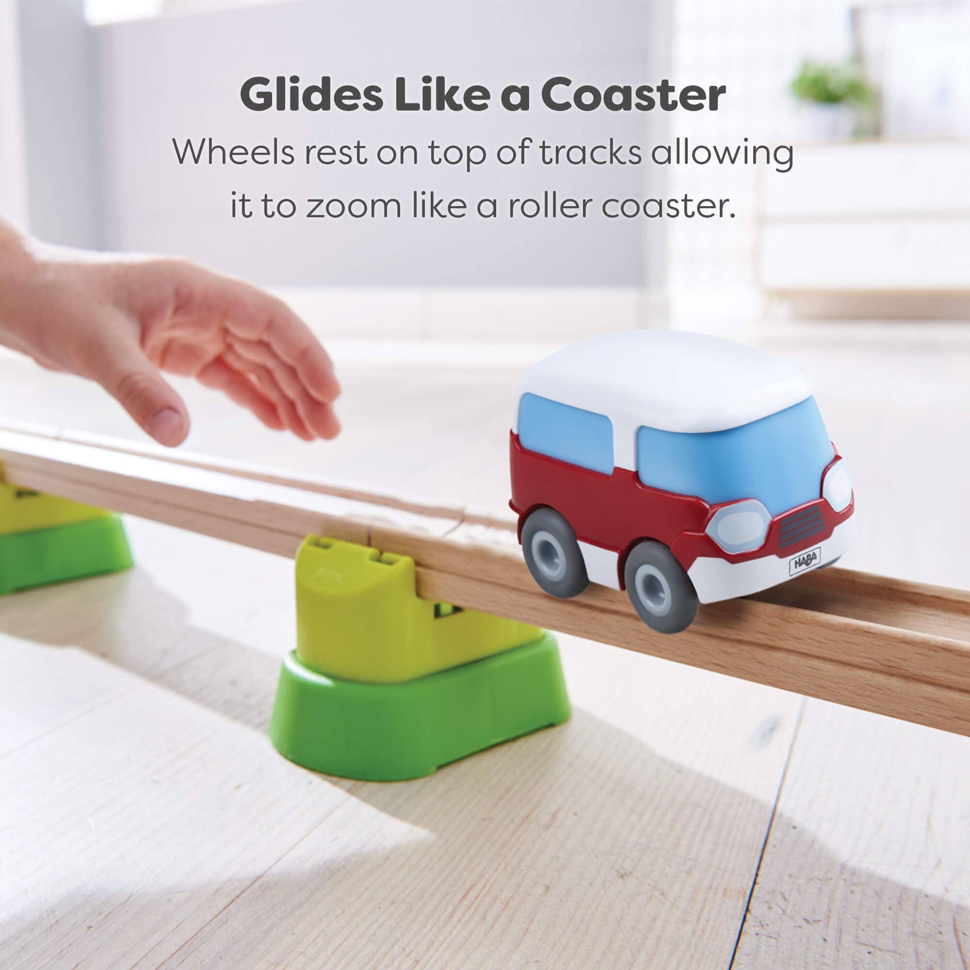 HABA USA - HABA Cars Mini Bus with Momentum Motor