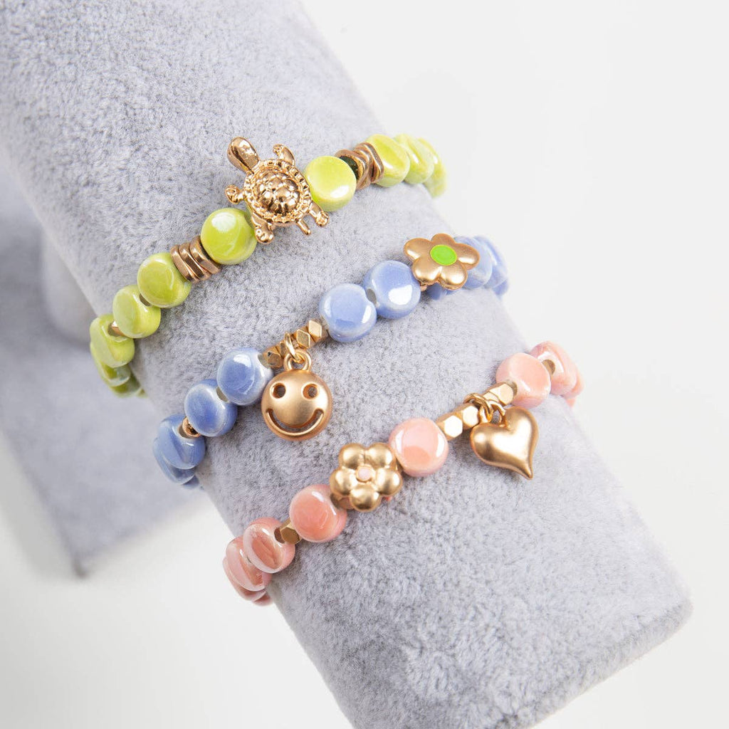 Loven x Mini Momo - Mommy and Me Matching Bracelets - Stretch Charm Bracelet