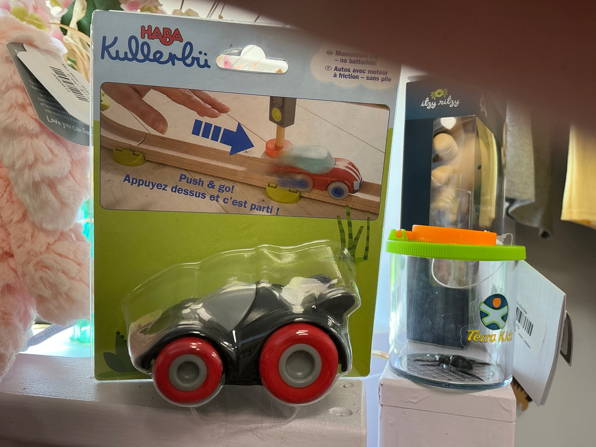 Haba Black Racer push & go car