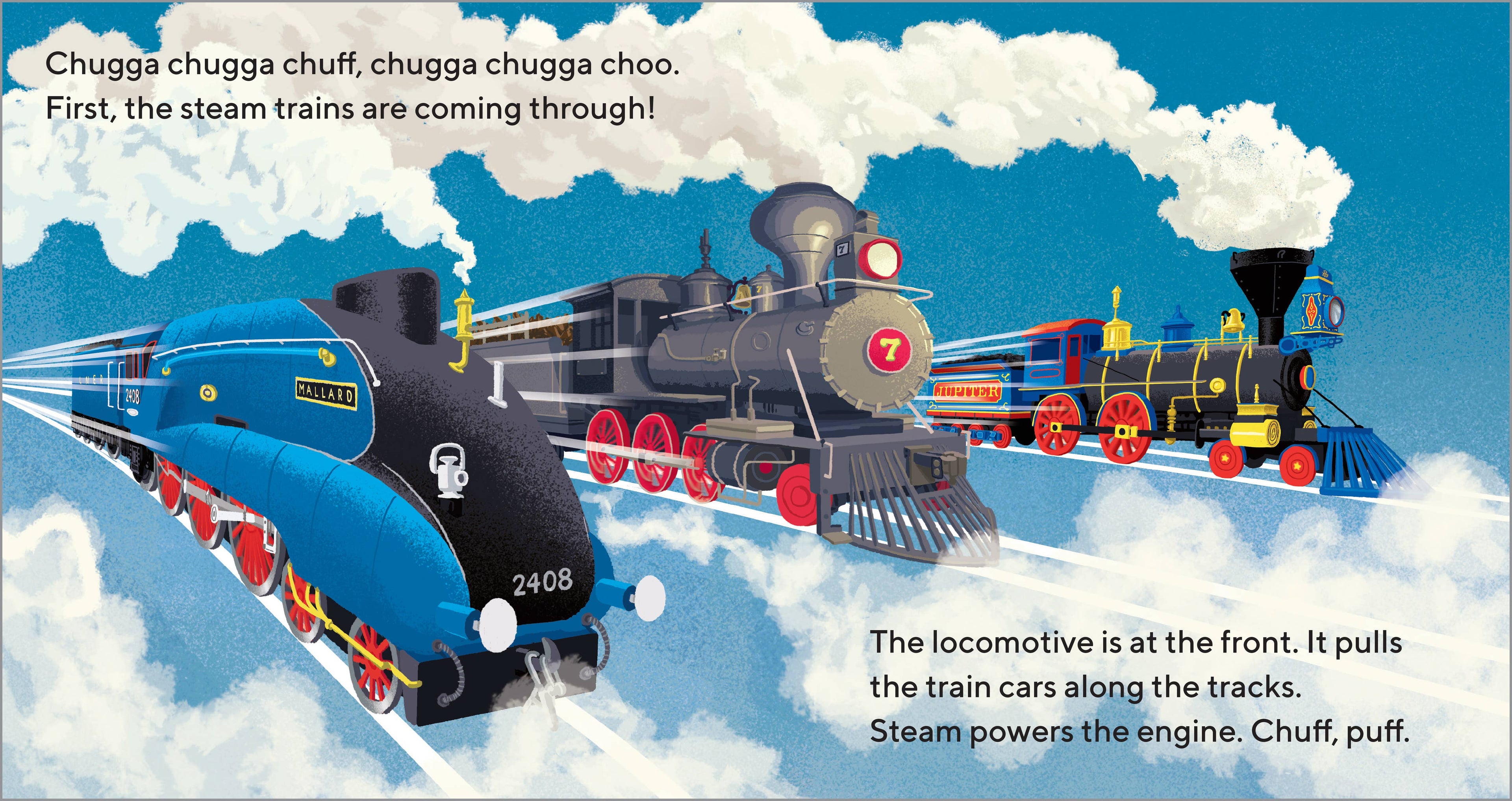 Sourcebooks - Trains Coming Through!