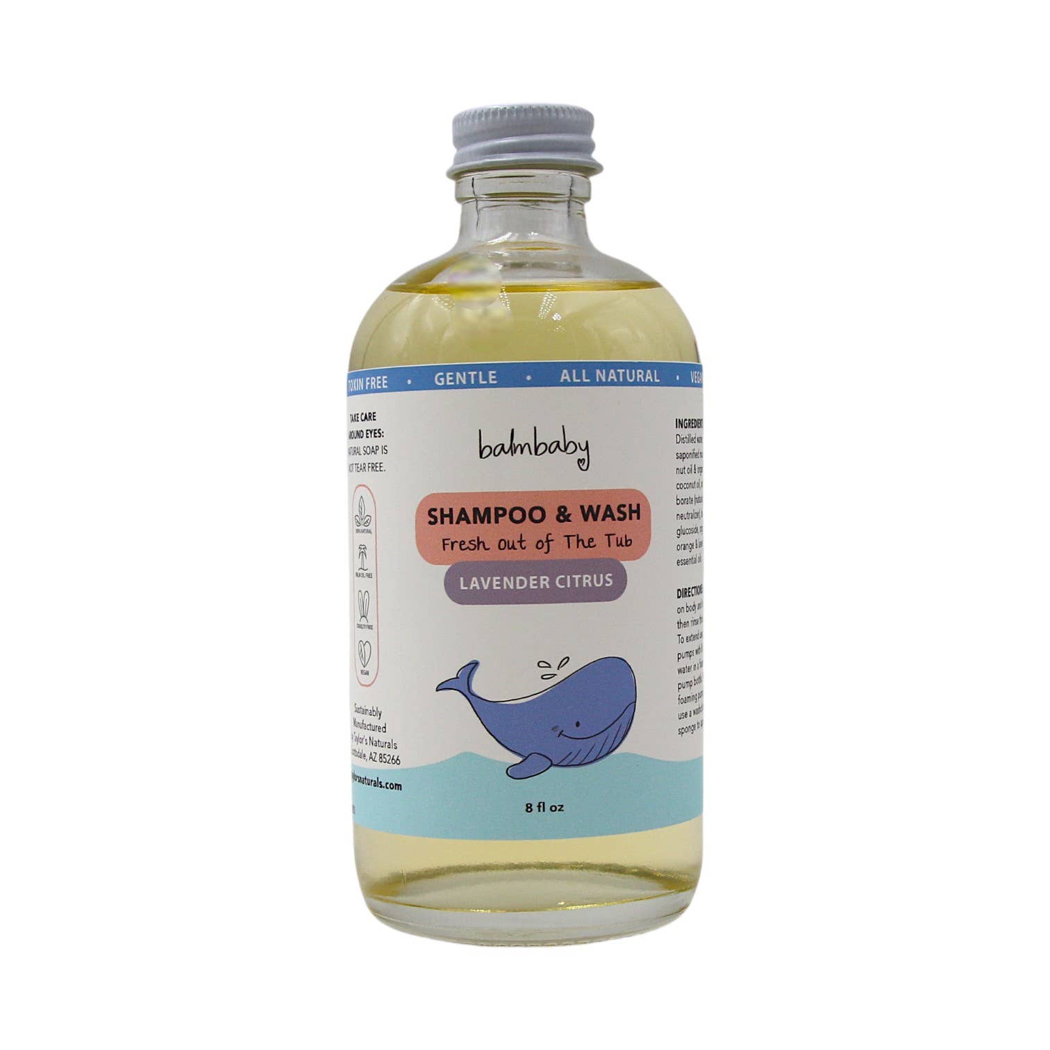 Taylor's Naturals - Natural Baby Wash & Shampoo - BULK / Refills & Closed Loop