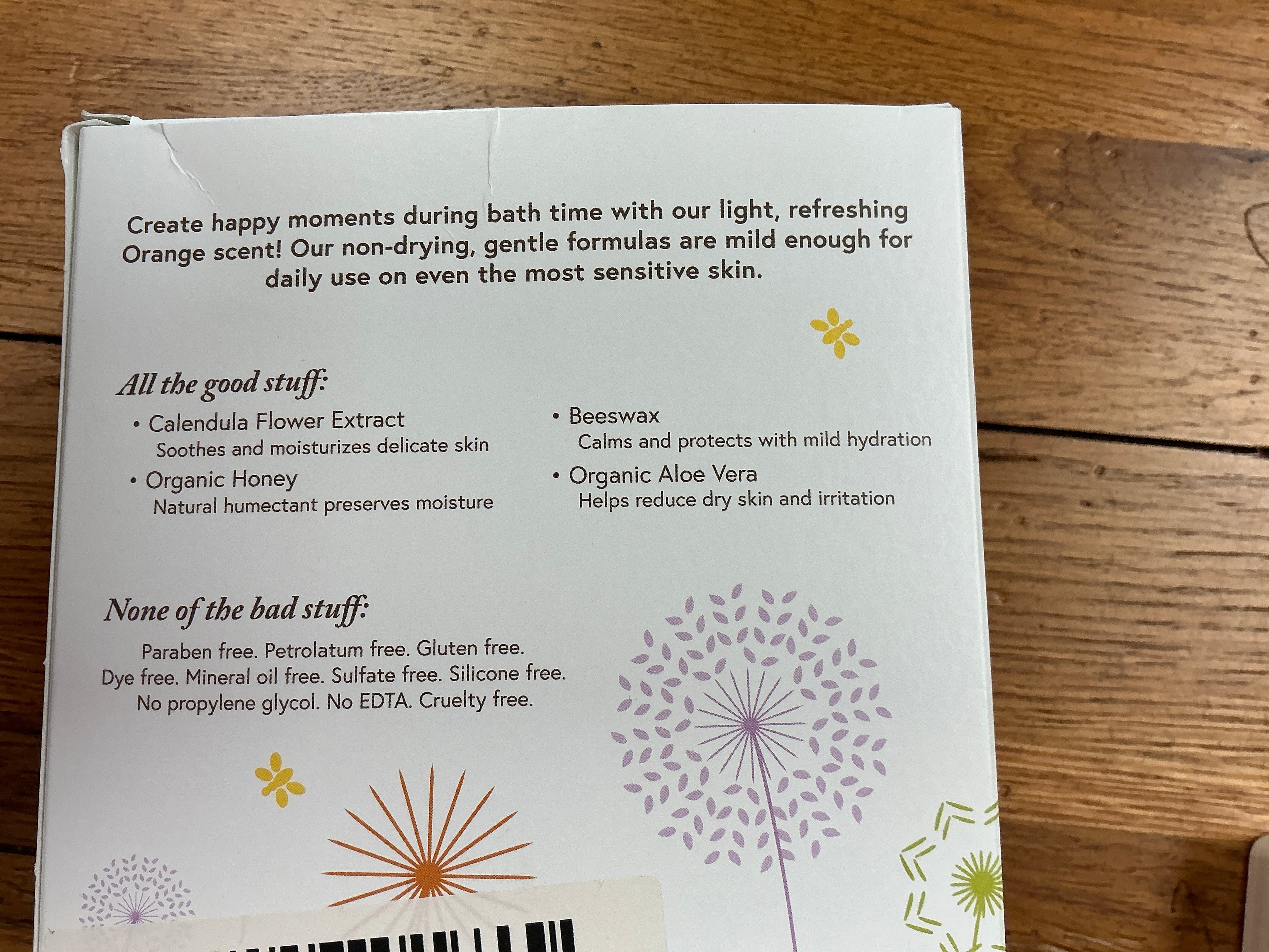 Naked Bees lil ones bath time gift set
