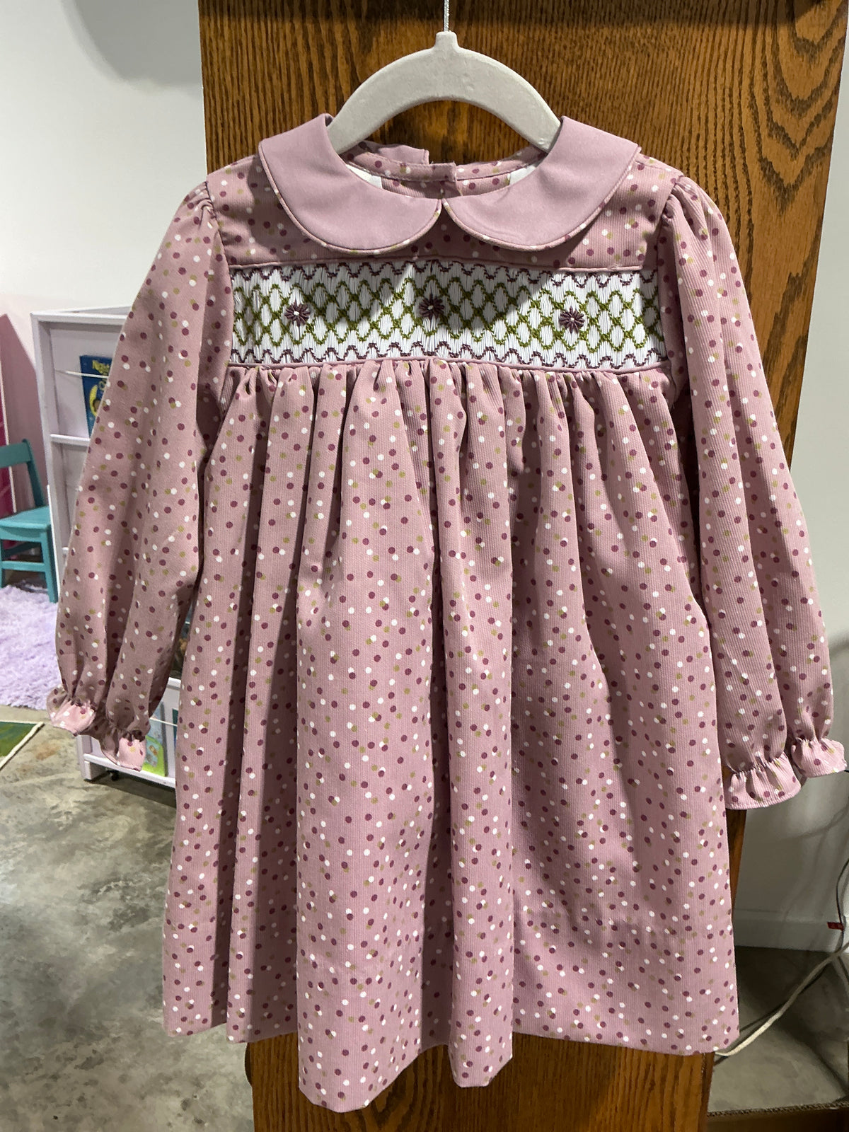 Sally Kids Berry Dot Bloom dress