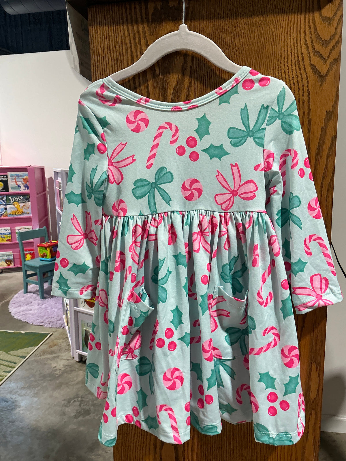 Christmas Cheer LS pocket twirl