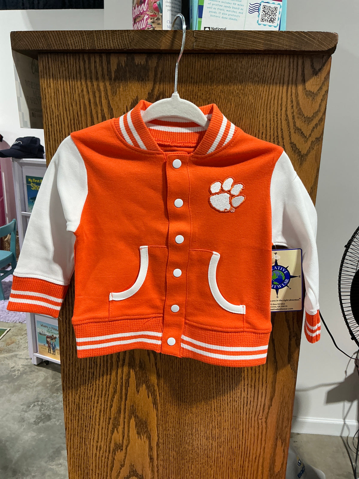 Creative Knitwear Clemson Varsity Jacket
