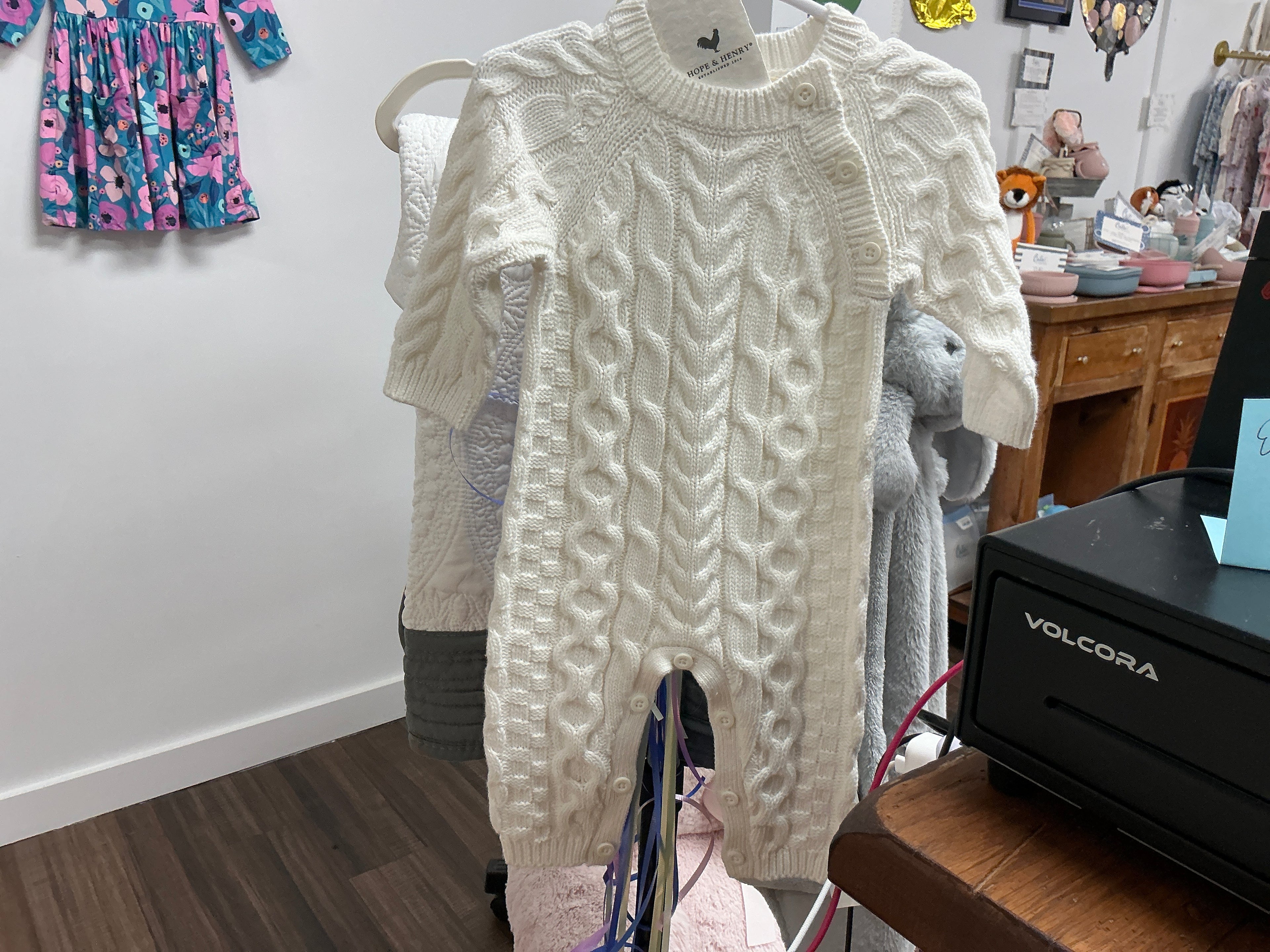 Sweater Knit Romper 0-3 months